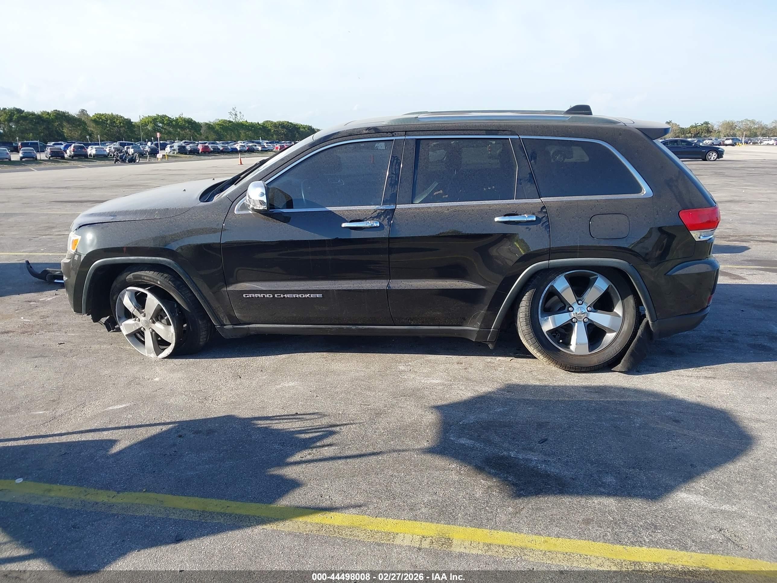 2015 Jeep Grand Cherokee Limited Black vin: 1C4RJEBG9FC615388