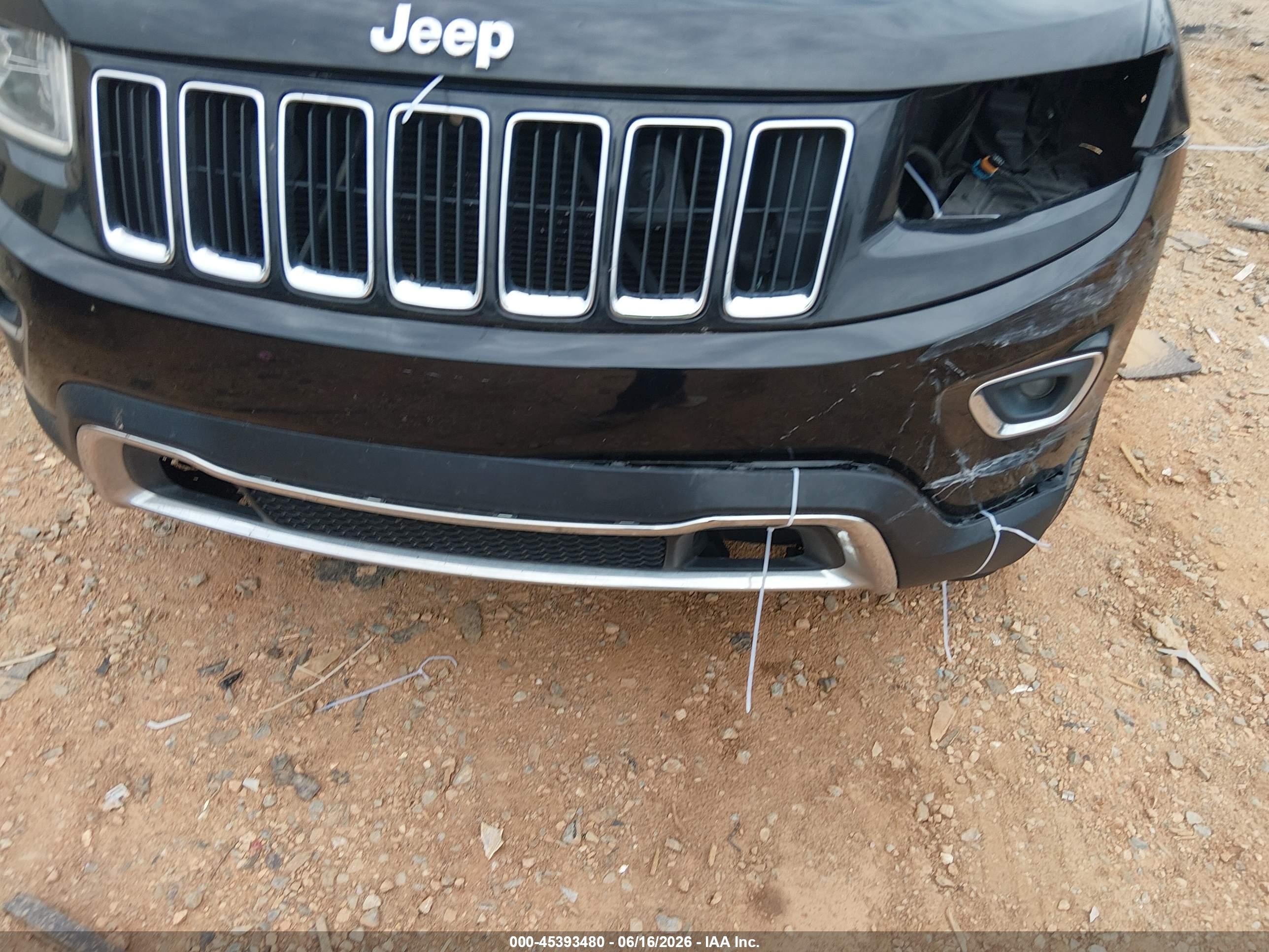 2015 Jeep Grand Cherokee Limited Black vin: 1C4RJEBG9FC792863