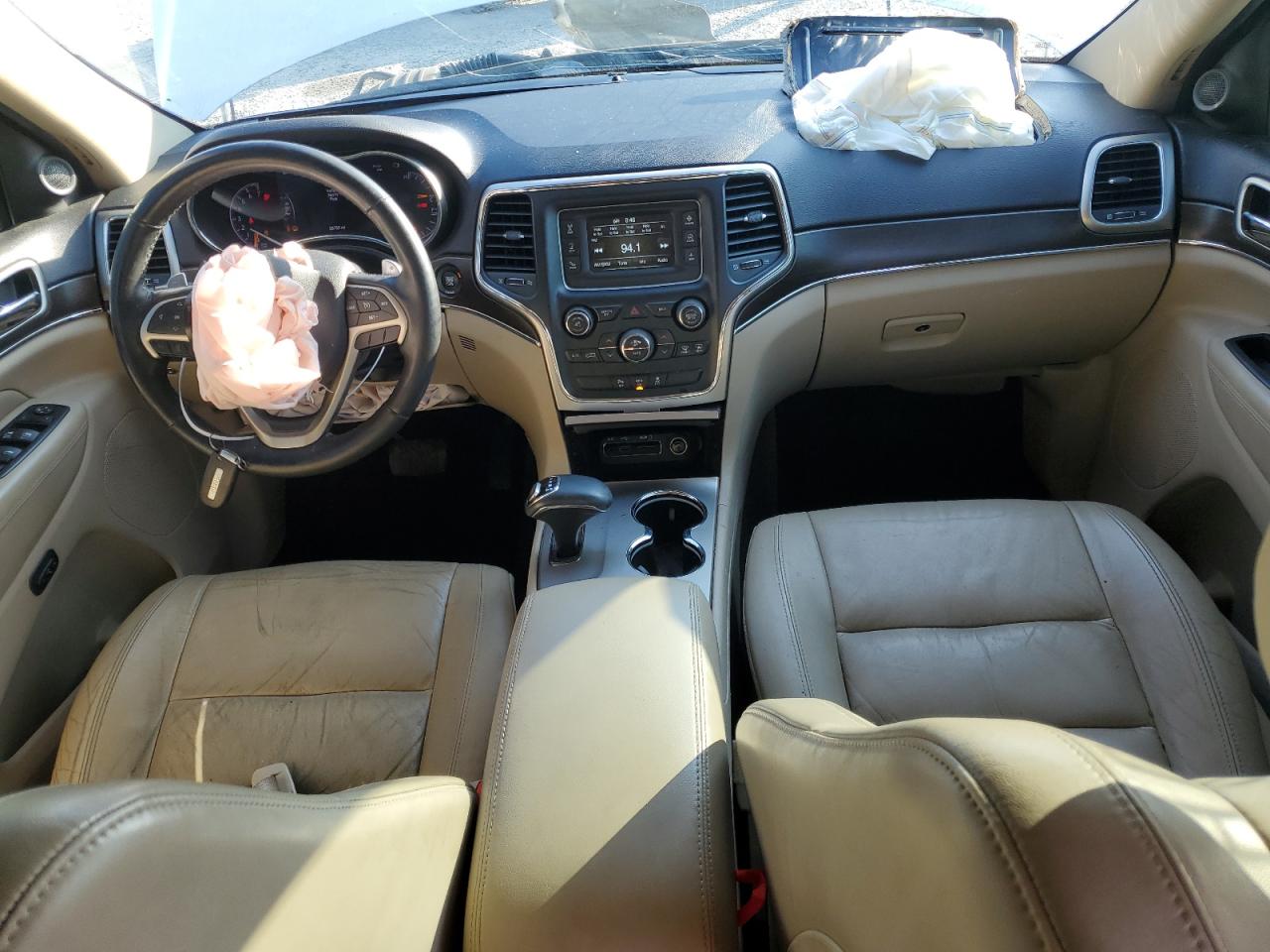 2015 Jeep Grand Cherokee Limited White vin: 1C4RJEBG9FC823092