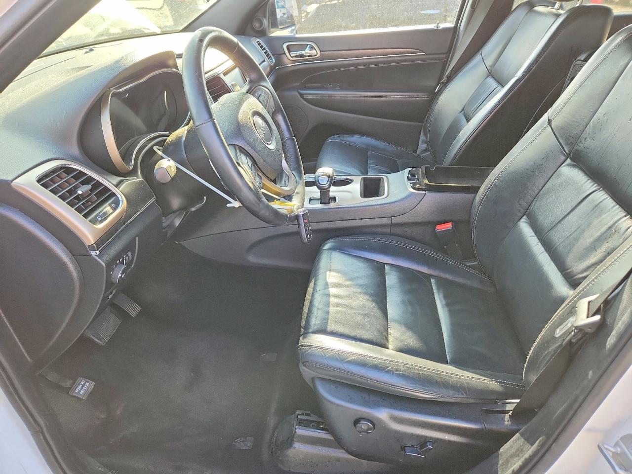 2015 Jeep Grand Cherokee Limited White vin: 1C4RJEBG9FC856822