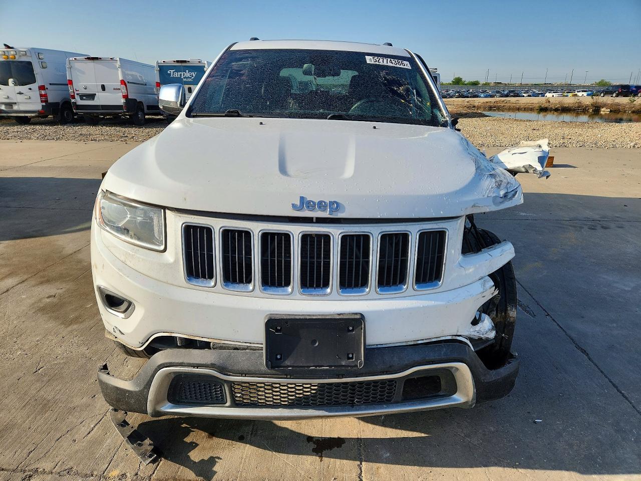 2015 Jeep Grand Cherokee Limited White vin: 1C4RJEBG9FC856822
