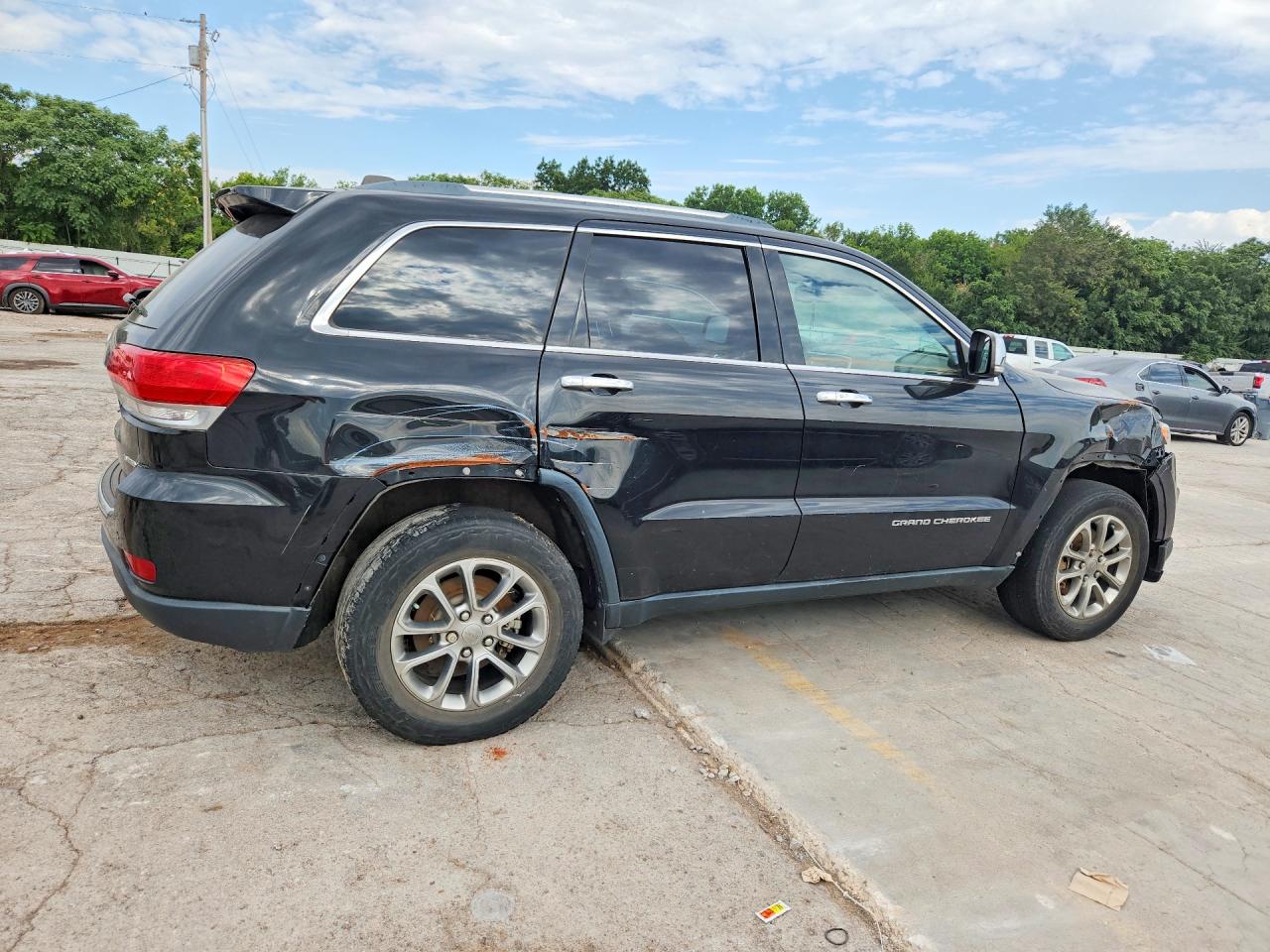 2015 Jeep Grand Cherokee Limited Charcoal vin: 1C4RJEBG9FC887830
