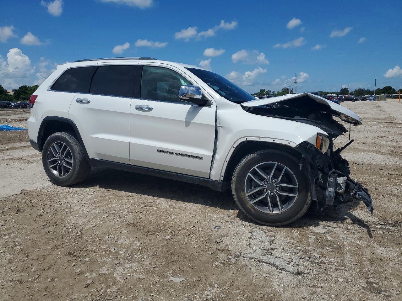 2020 Jeep Grand Cherokee Limited White vin: 1C4RJEBG9LC202639