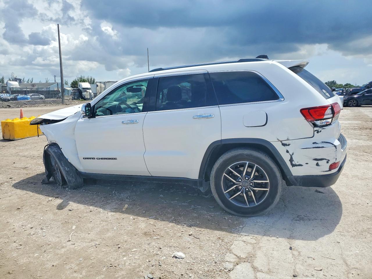 2020 Jeep Grand Cherokee Limited White vin: 1C4RJEBG9LC202639