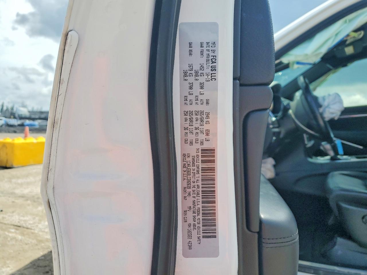 2020 Jeep Grand Cherokee Limited White vin: 1C4RJEBG9LC202639