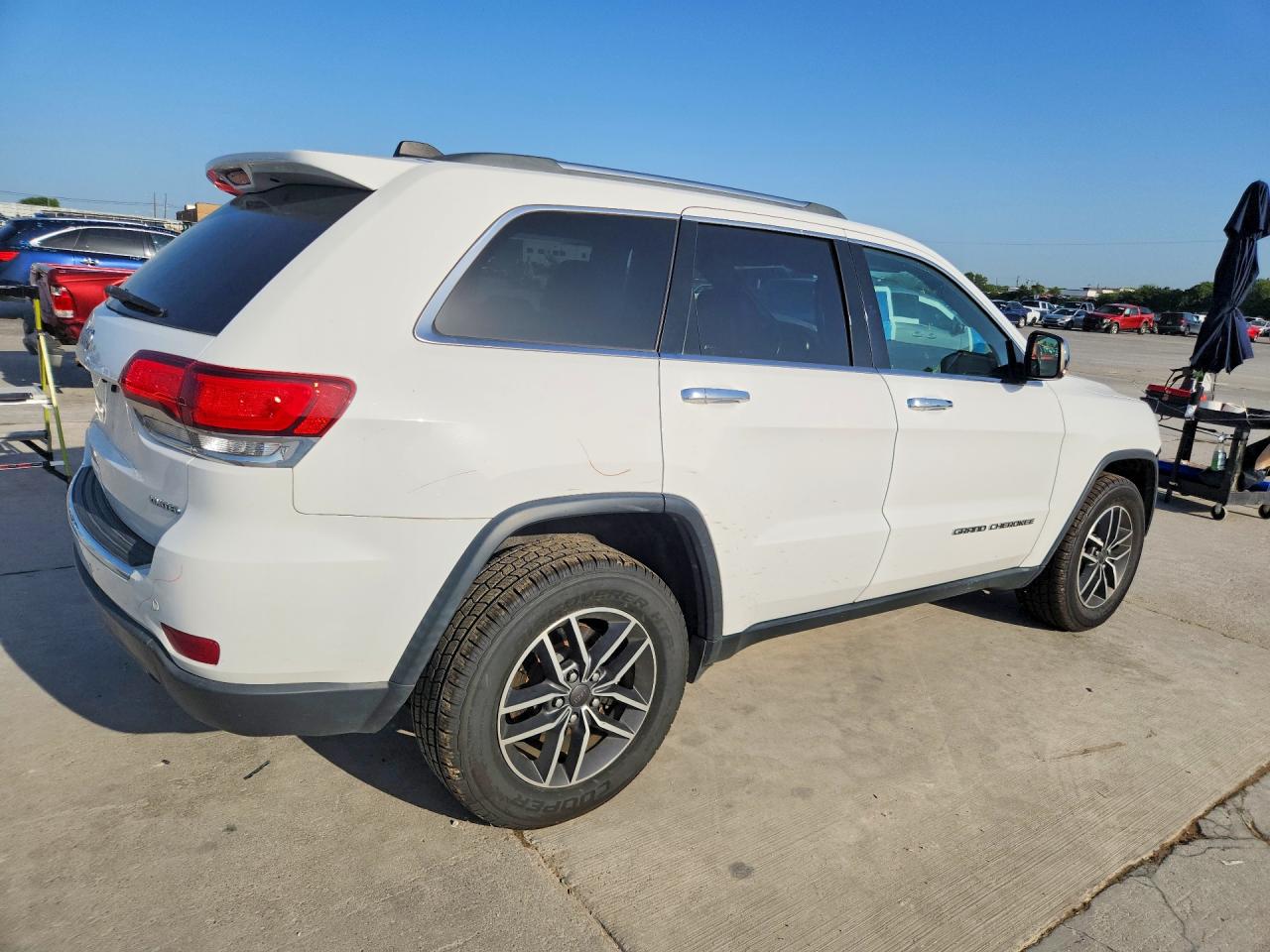 2020 Jeep Grand Cherokee Limited White vin: 1C4RJEBG9LC294710