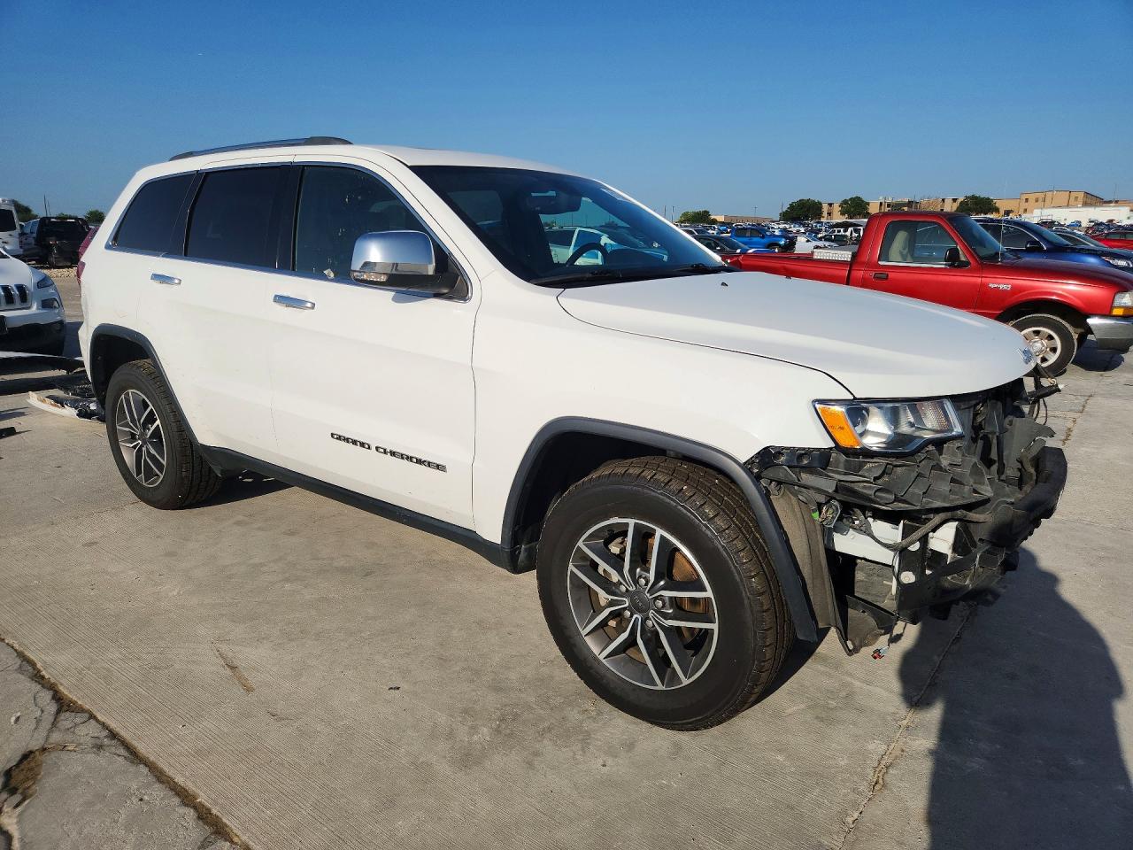 2020 Jeep Grand Cherokee Limited White vin: 1C4RJEBG9LC294710