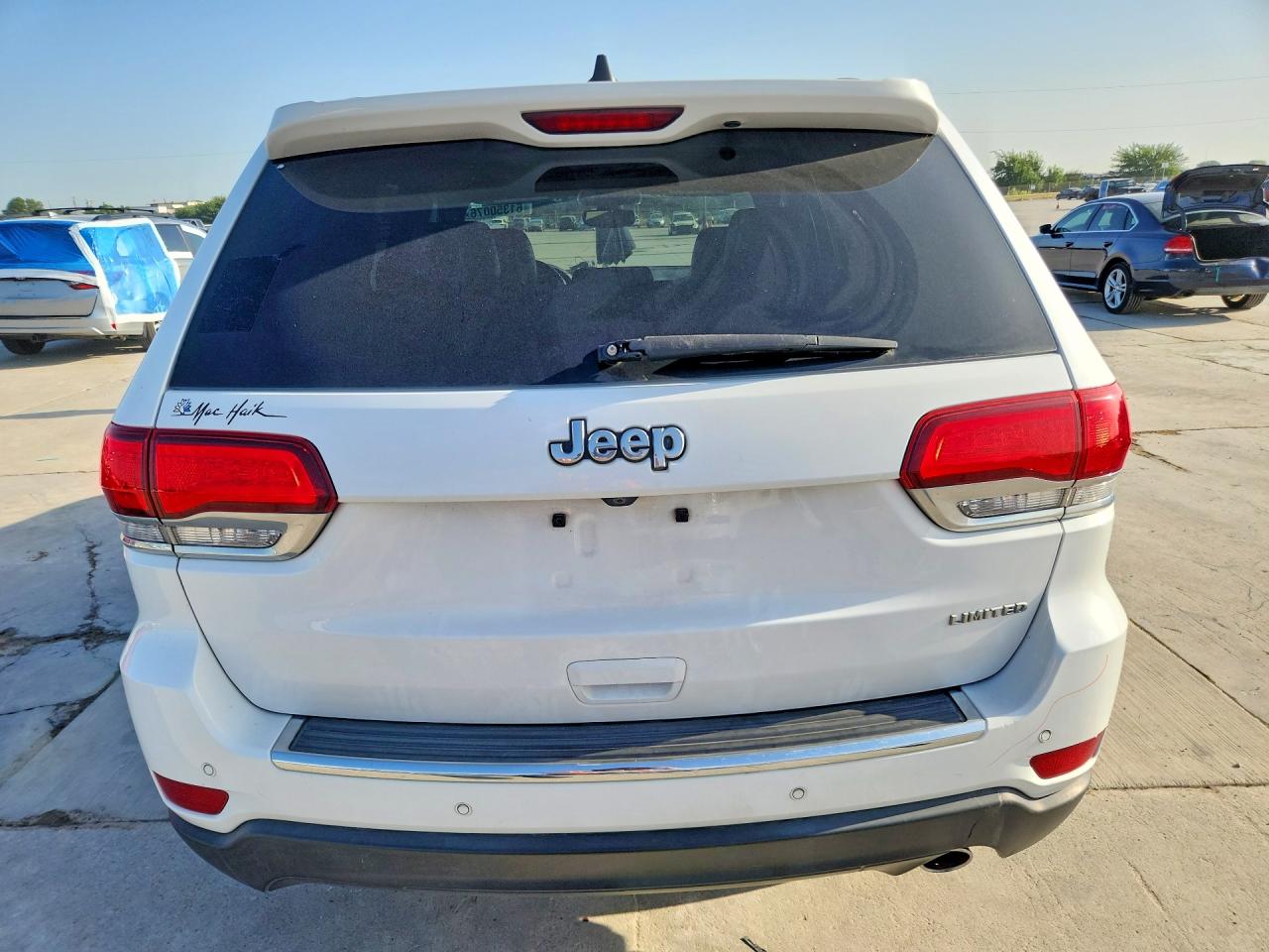 2020 Jeep Grand Cherokee Limited White vin: 1C4RJEBG9LC294710