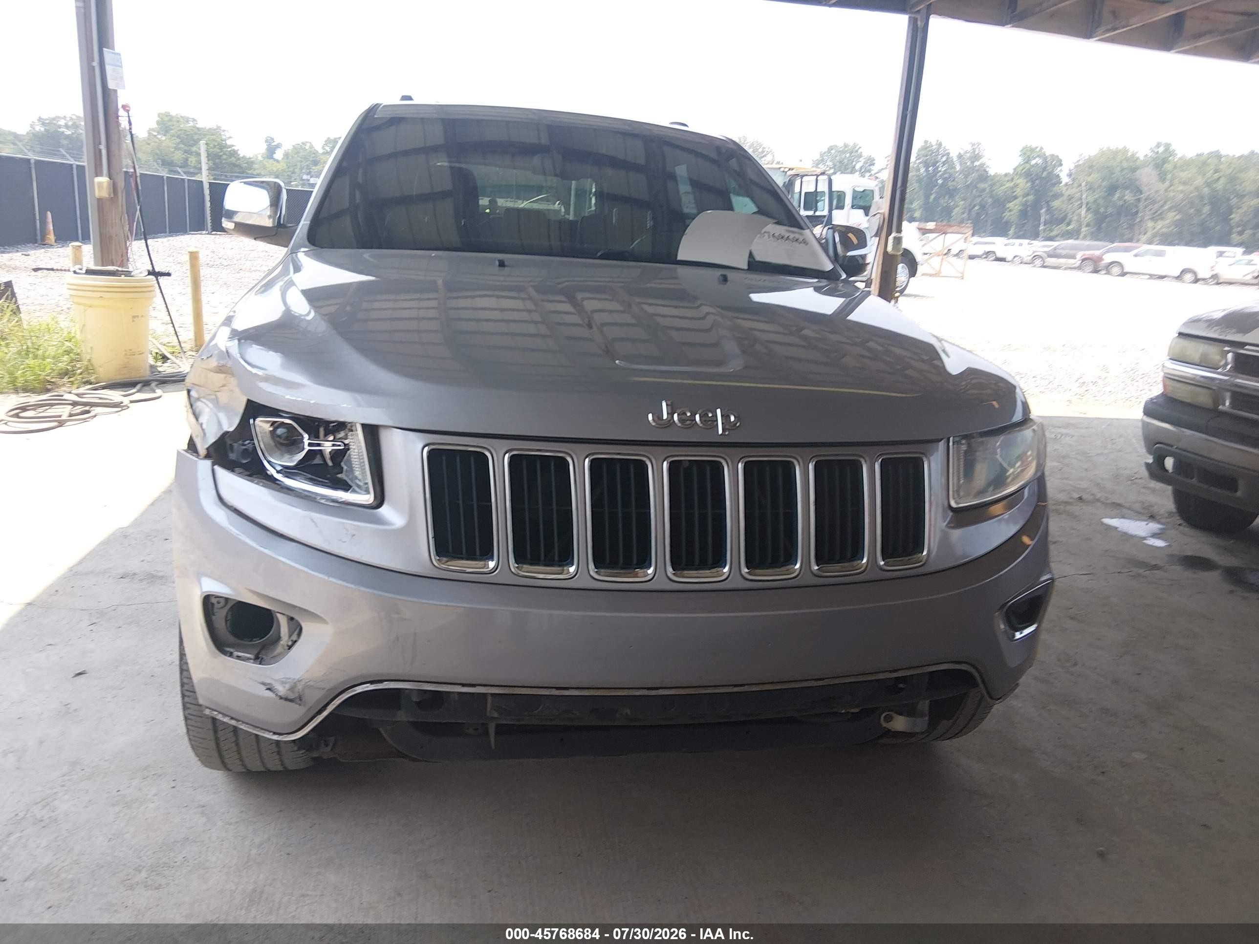2014 Jeep Grand Cherokee Limited Silver vin: 1C4RJEBGXEC151137