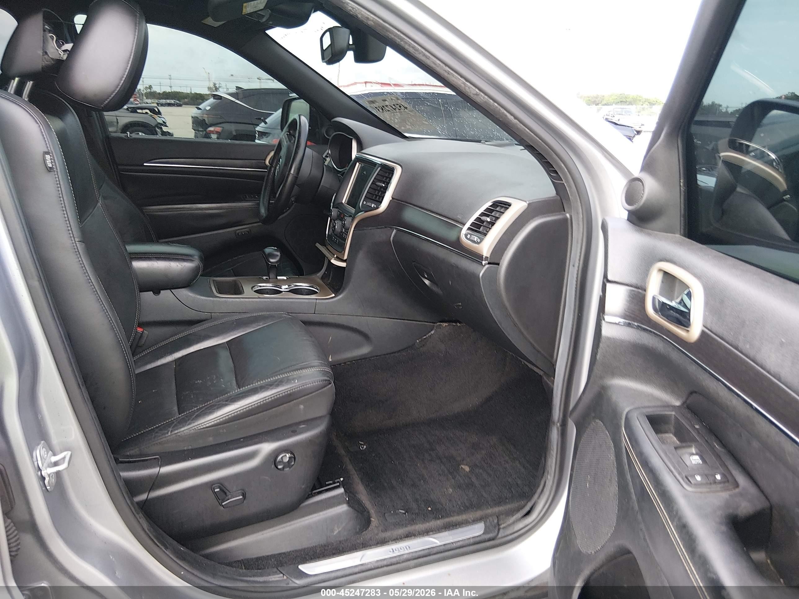 2014 Jeep Grand Cherokee Limited Silver vin: 1C4RJEBGXEC234857