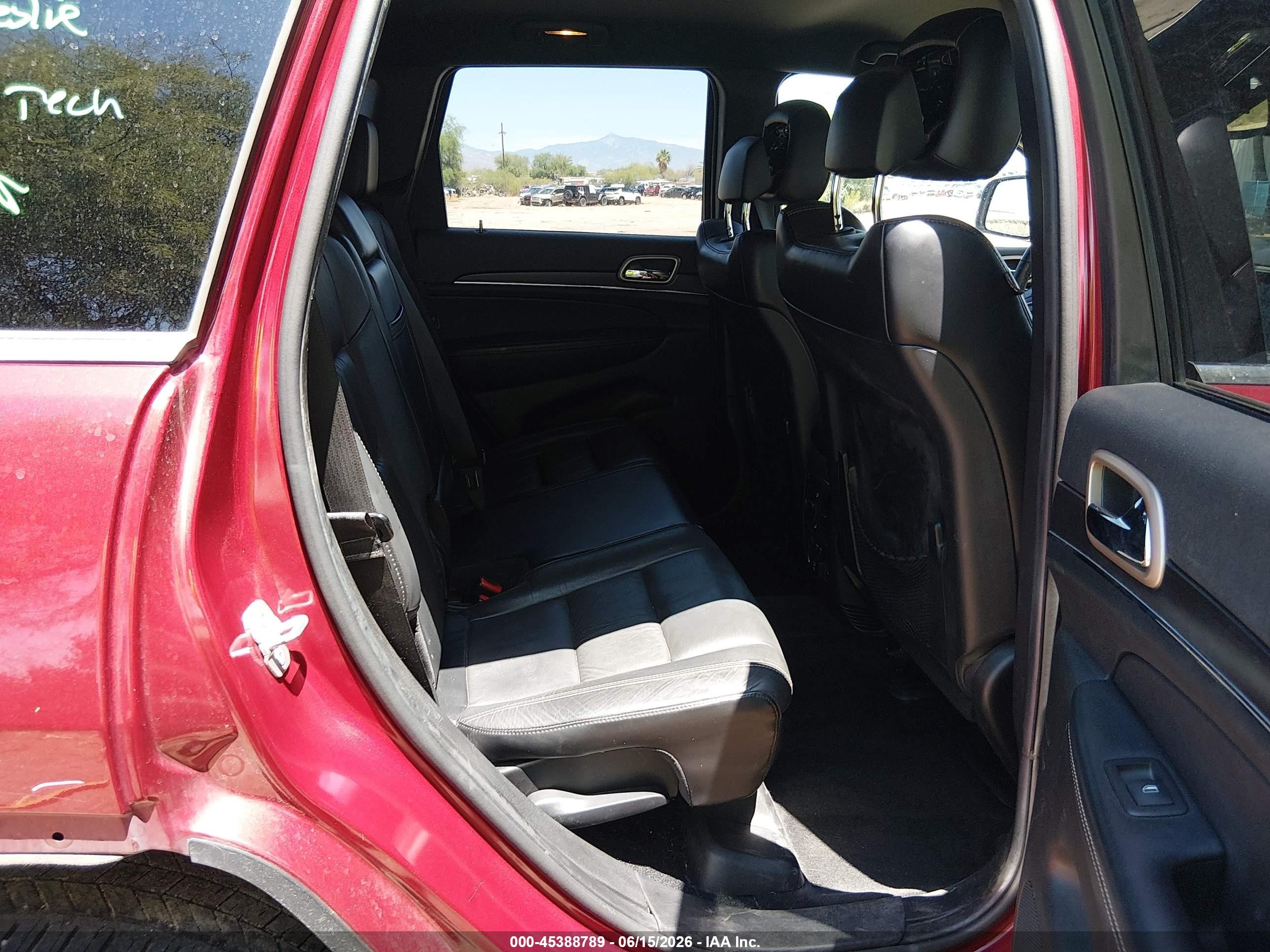 2014 Jeep Grand Cherokee Limited Red vin: 1C4RJEBGXEC255918