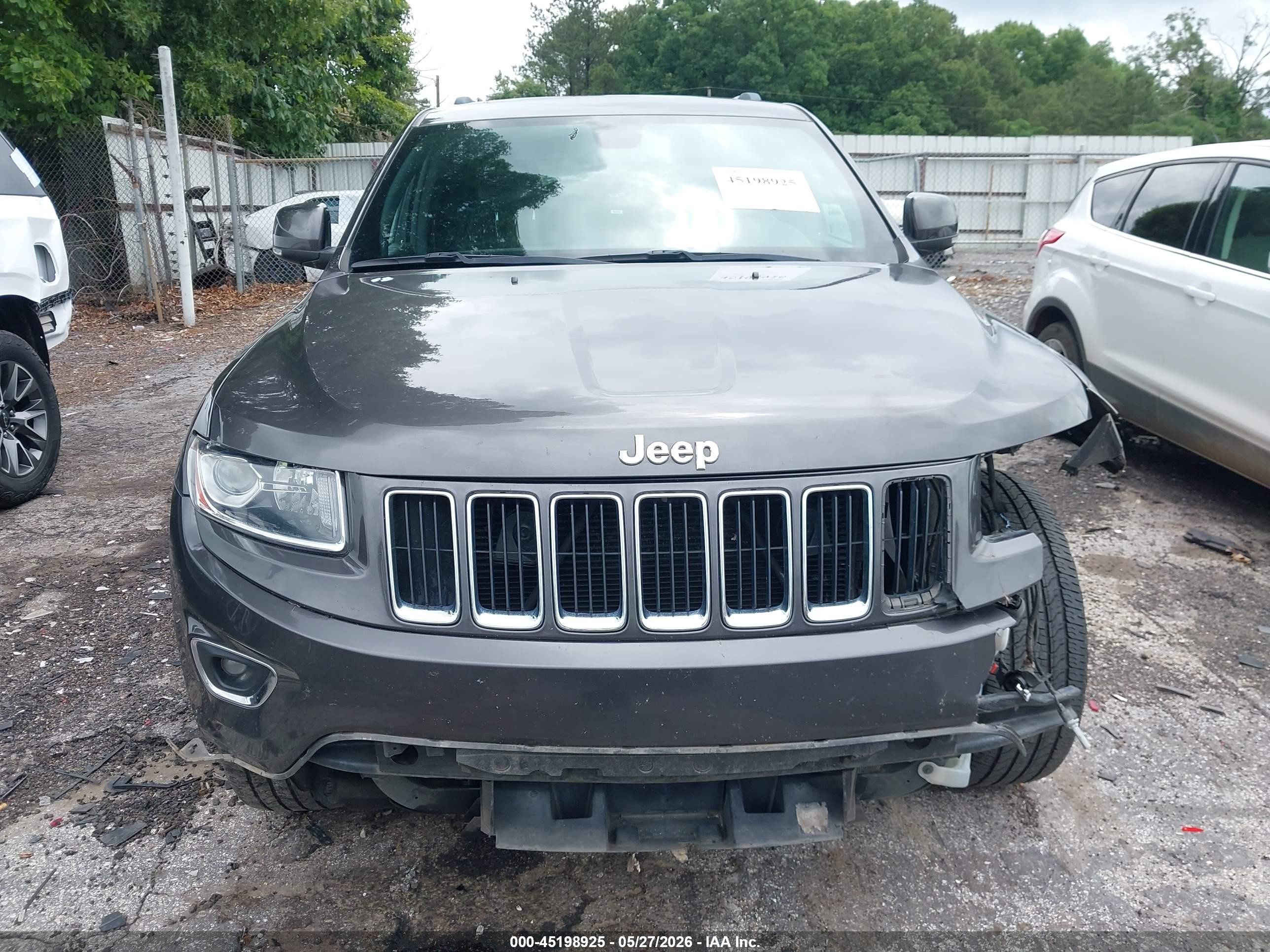 2014 Jeep Grand Cherokee Limited Gray vin: 1C4RJEBGXEC488195