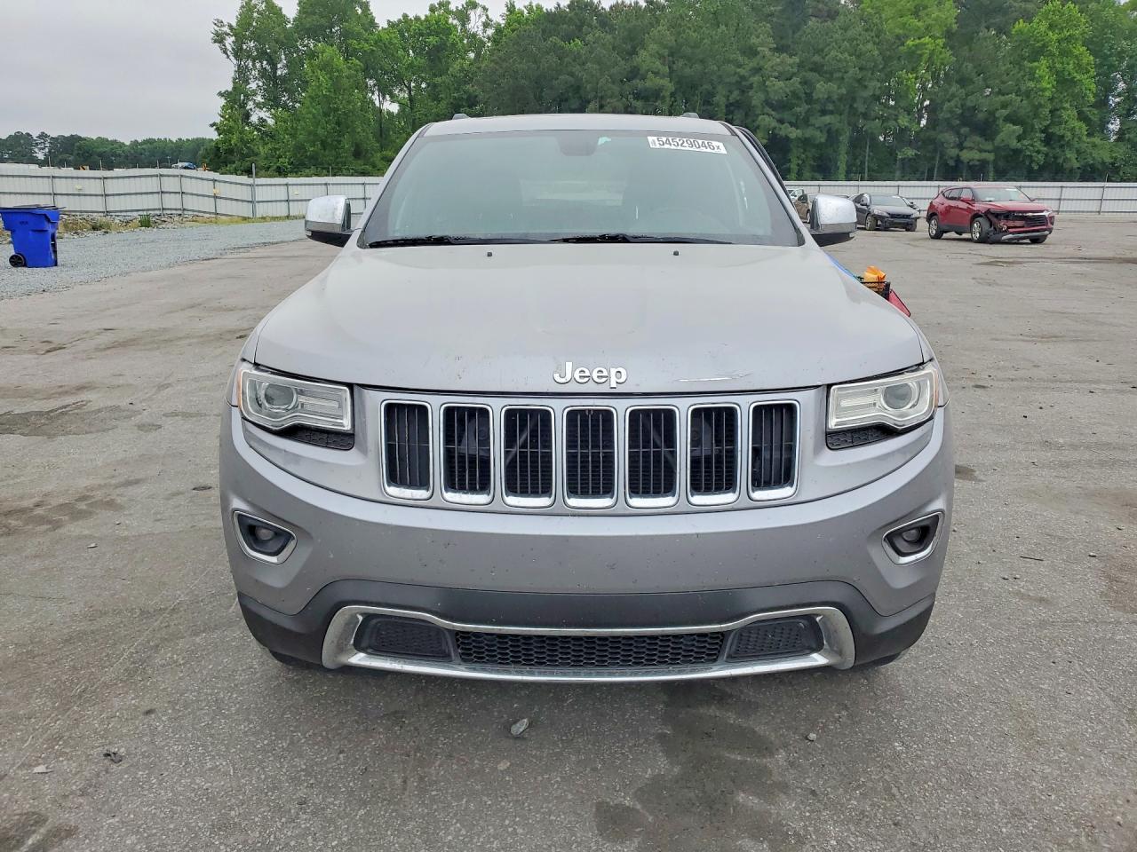 2015 Jeep Grand Cherokee Limited Silver vin: 1C4RJEBGXFC198833