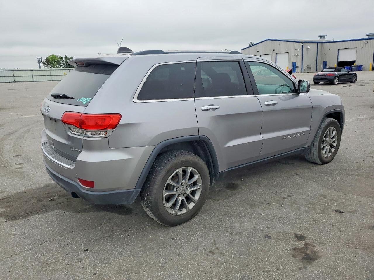 2015 Jeep Grand Cherokee Limited Silver vin: 1C4RJEBGXFC198833