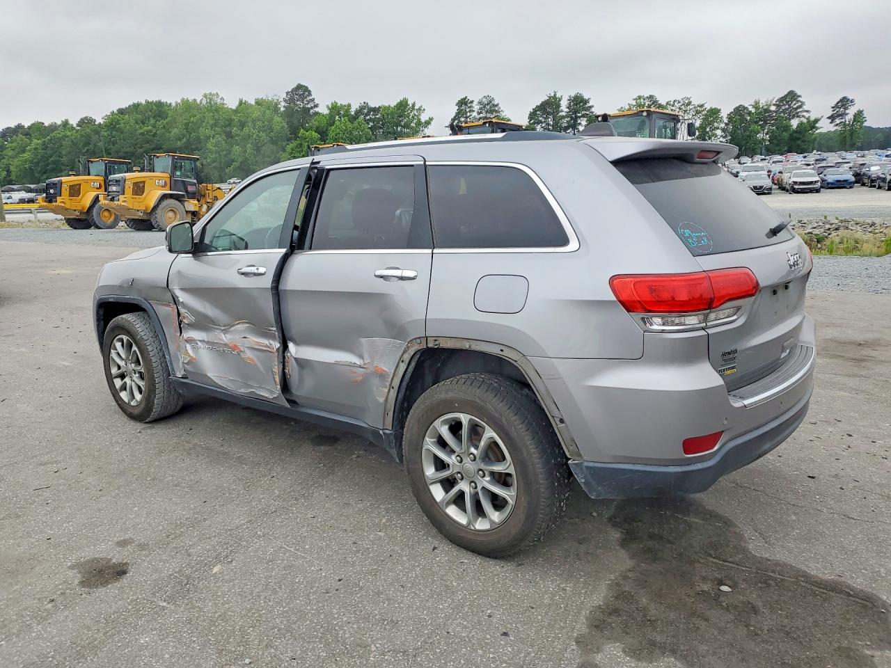 2015 Jeep Grand Cherokee Limited Silver vin: 1C4RJEBGXFC198833
