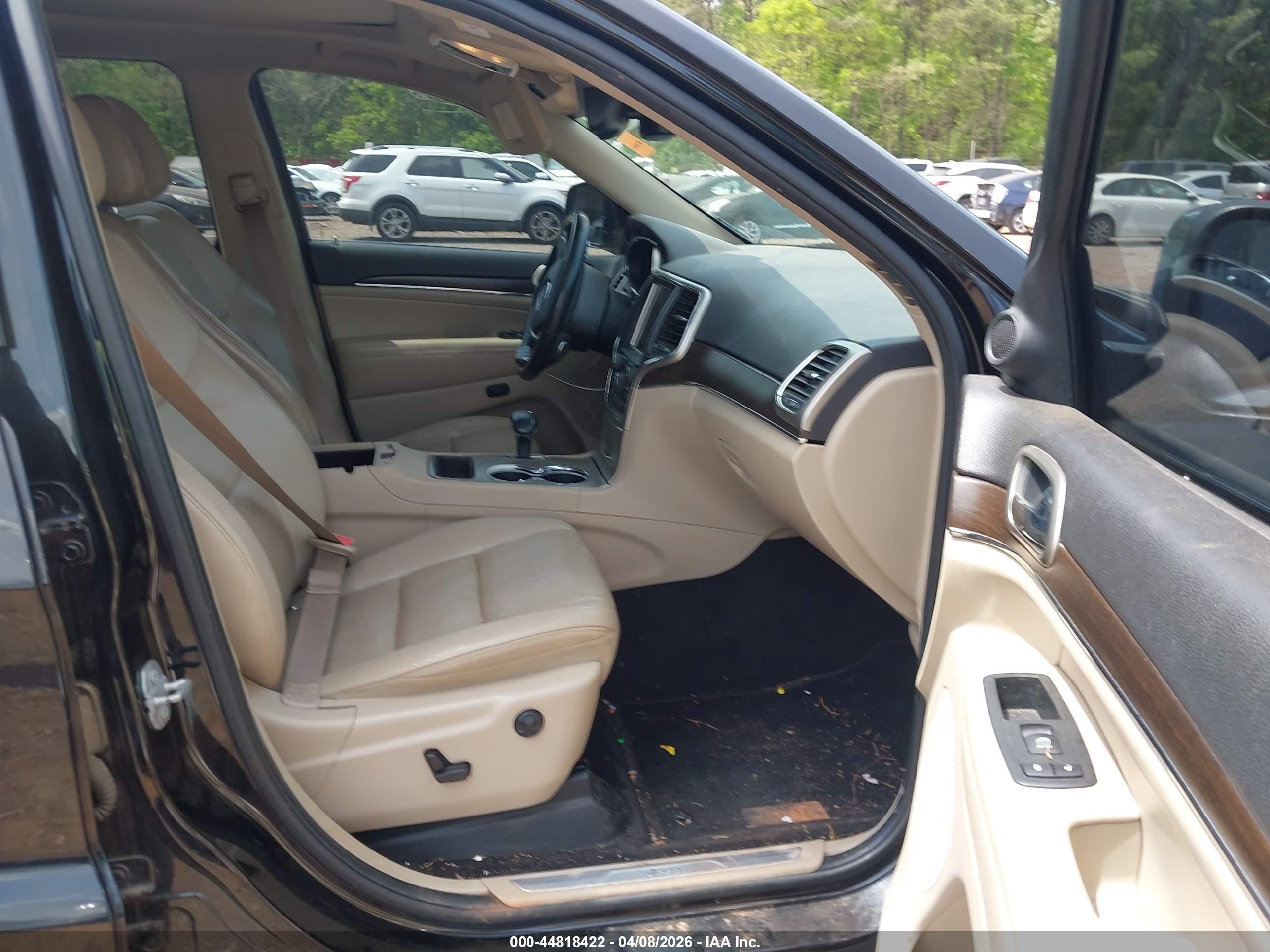 2015 Jeep Grand Cherokee Limited Black vin: 1C4RJEBGXFC614458