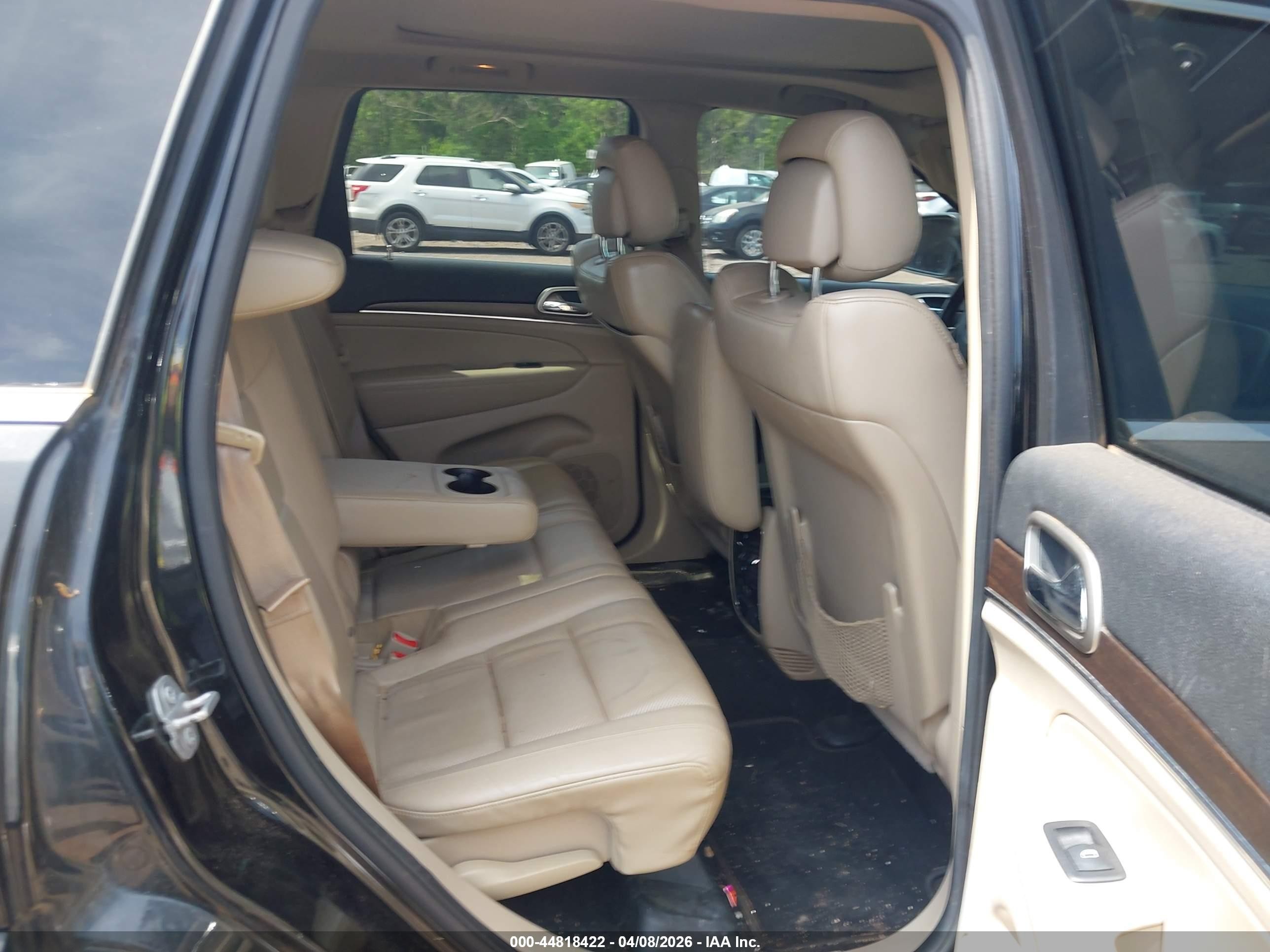 2015 Jeep Grand Cherokee Limited Black vin: 1C4RJEBGXFC614458