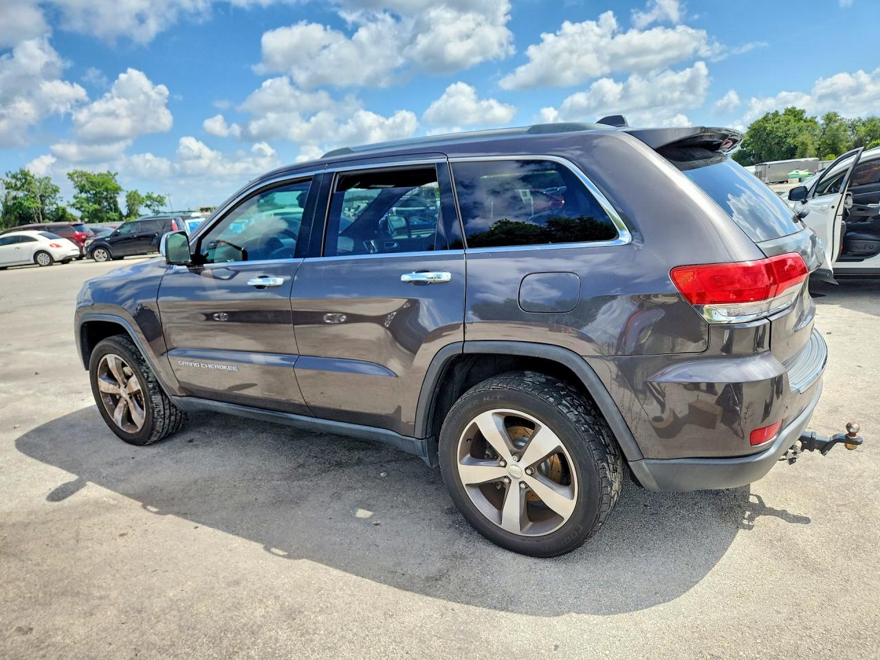 2015 Jeep Grand Cherokee Limited Gray vin: 1C4RJEBGXFC779894