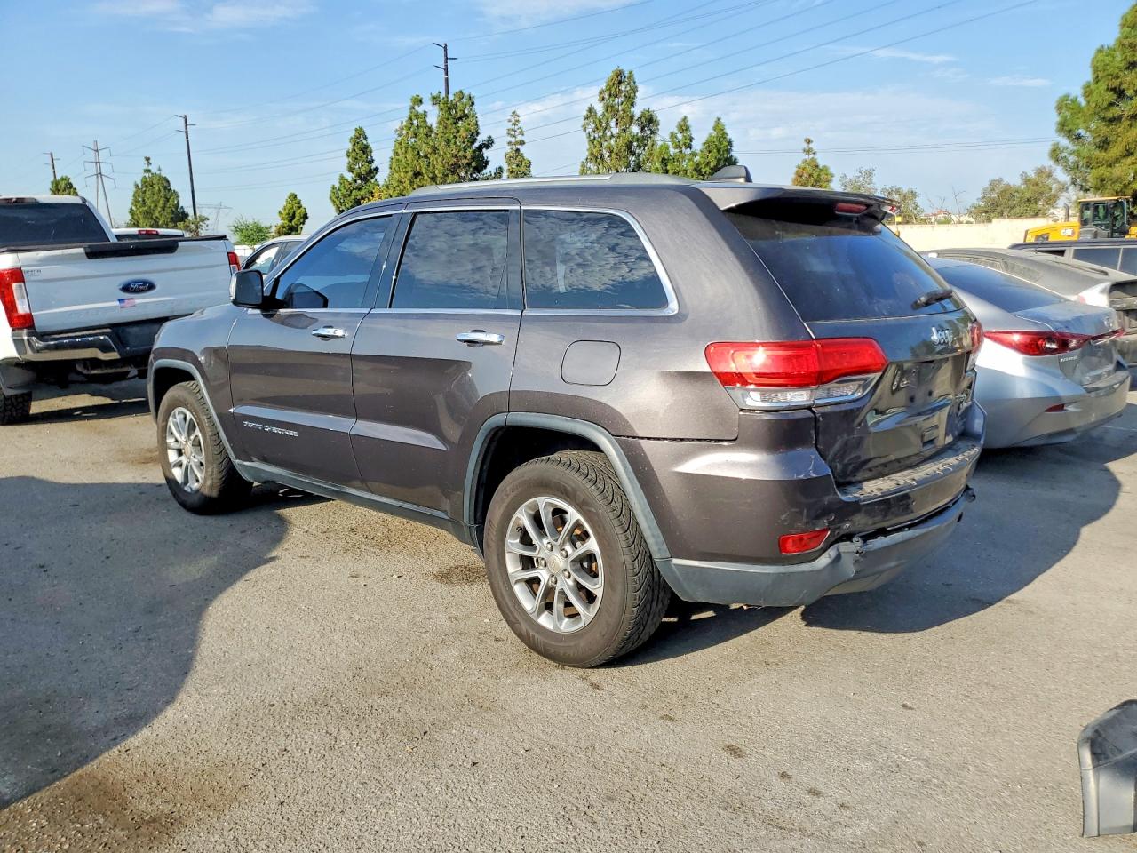 2015 Jeep Grand Cherokee Limited Gray vin: 1C4RJEBGXFC952605