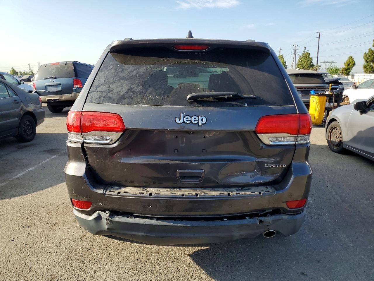 2015 Jeep Grand Cherokee Limited Gray vin: 1C4RJEBGXFC952605