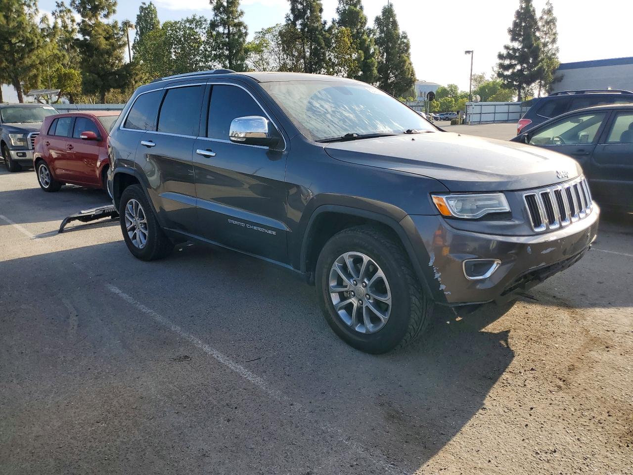 2015 Jeep Grand Cherokee Limited Gray vin: 1C4RJEBGXFC952605