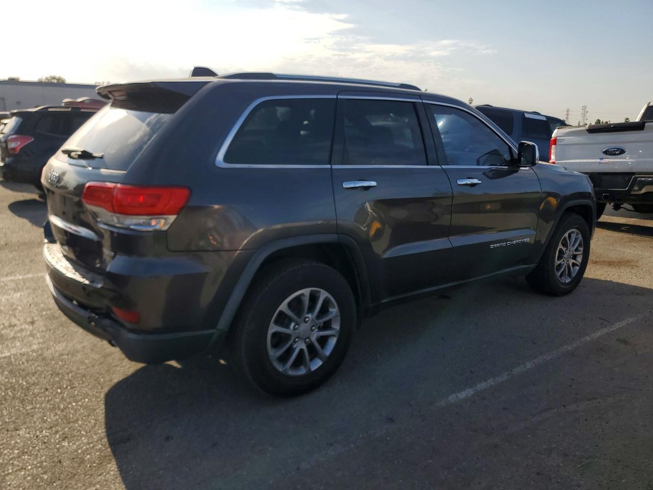 2015 Jeep Grand Cherokee Limited Gray vin: 1C4RJEBGXFC952605