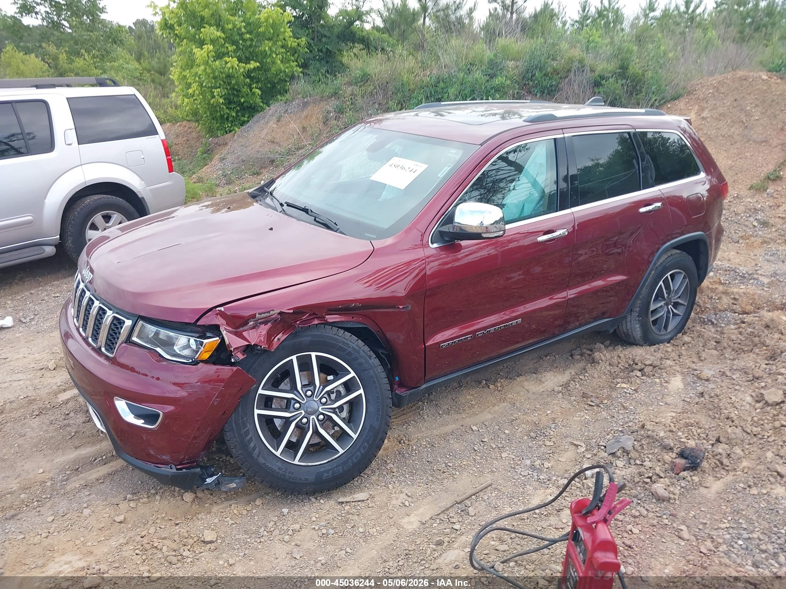 2020 Jeep Grand Cherokee Limited 4x2 Maroon vin: 1C4RJEBGXLC365431