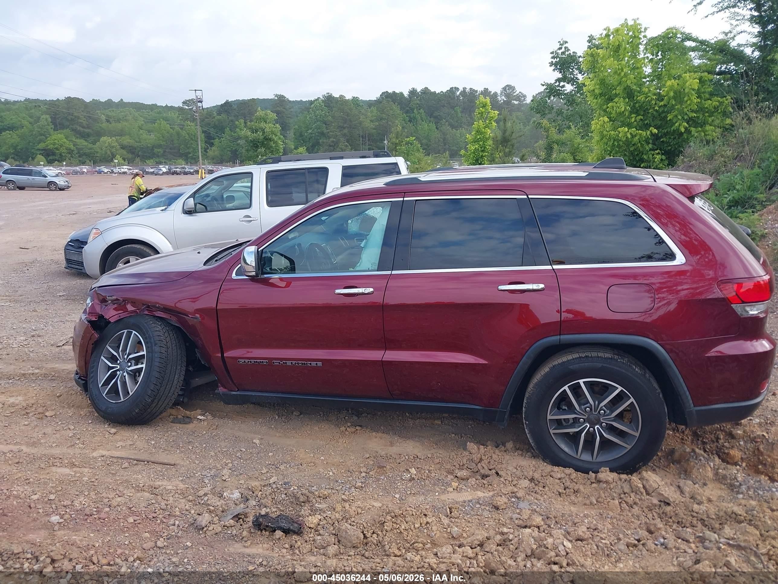 2020 Jeep Grand Cherokee Limited 4x2 Maroon vin: 1C4RJEBGXLC365431