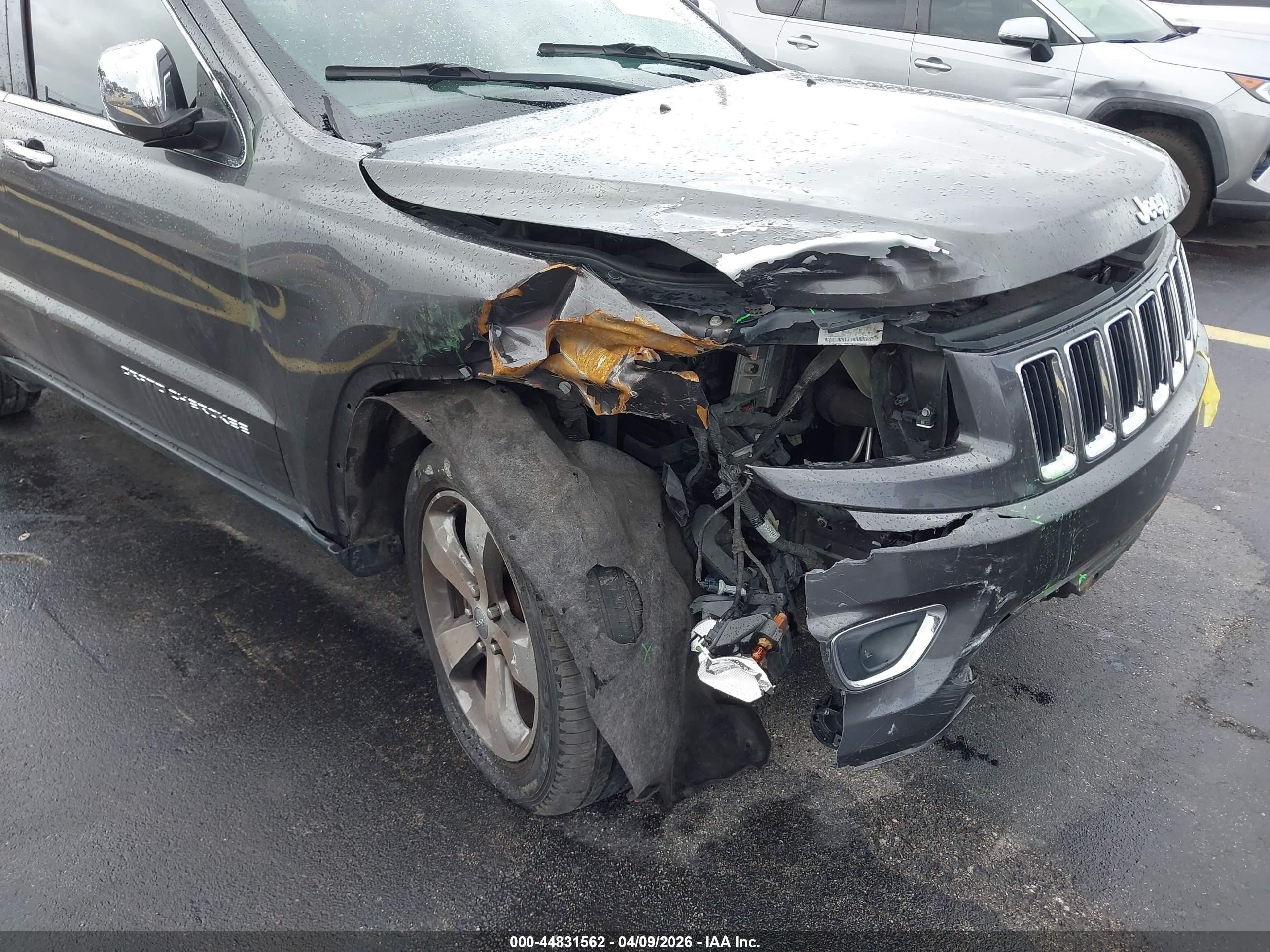 2014 Jeep Grand Cherokee Limited Gray vin: 1C4RJEBM2EC539176