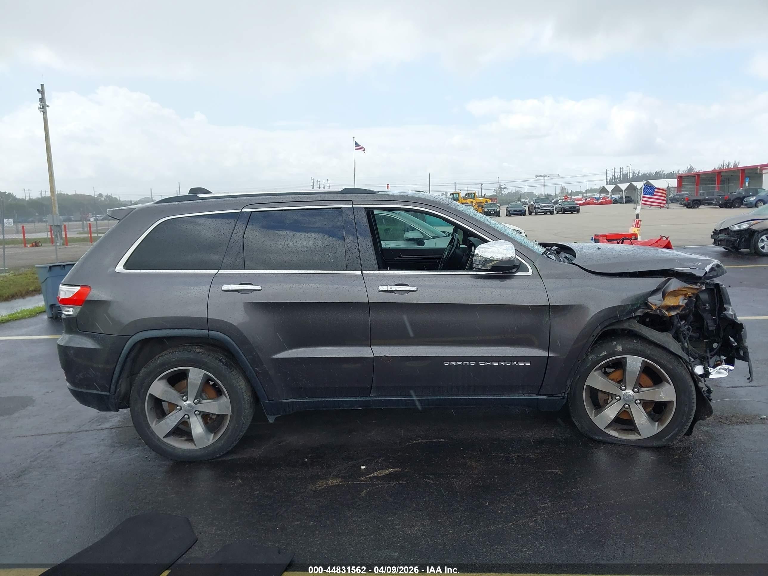 2014 Jeep Grand Cherokee Limited Gray vin: 1C4RJEBM2EC539176