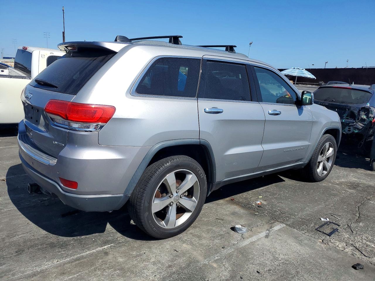 2014 Jeep Grand Cherokee Limited Серебряный vin: 1C4RJEBM5EC387118