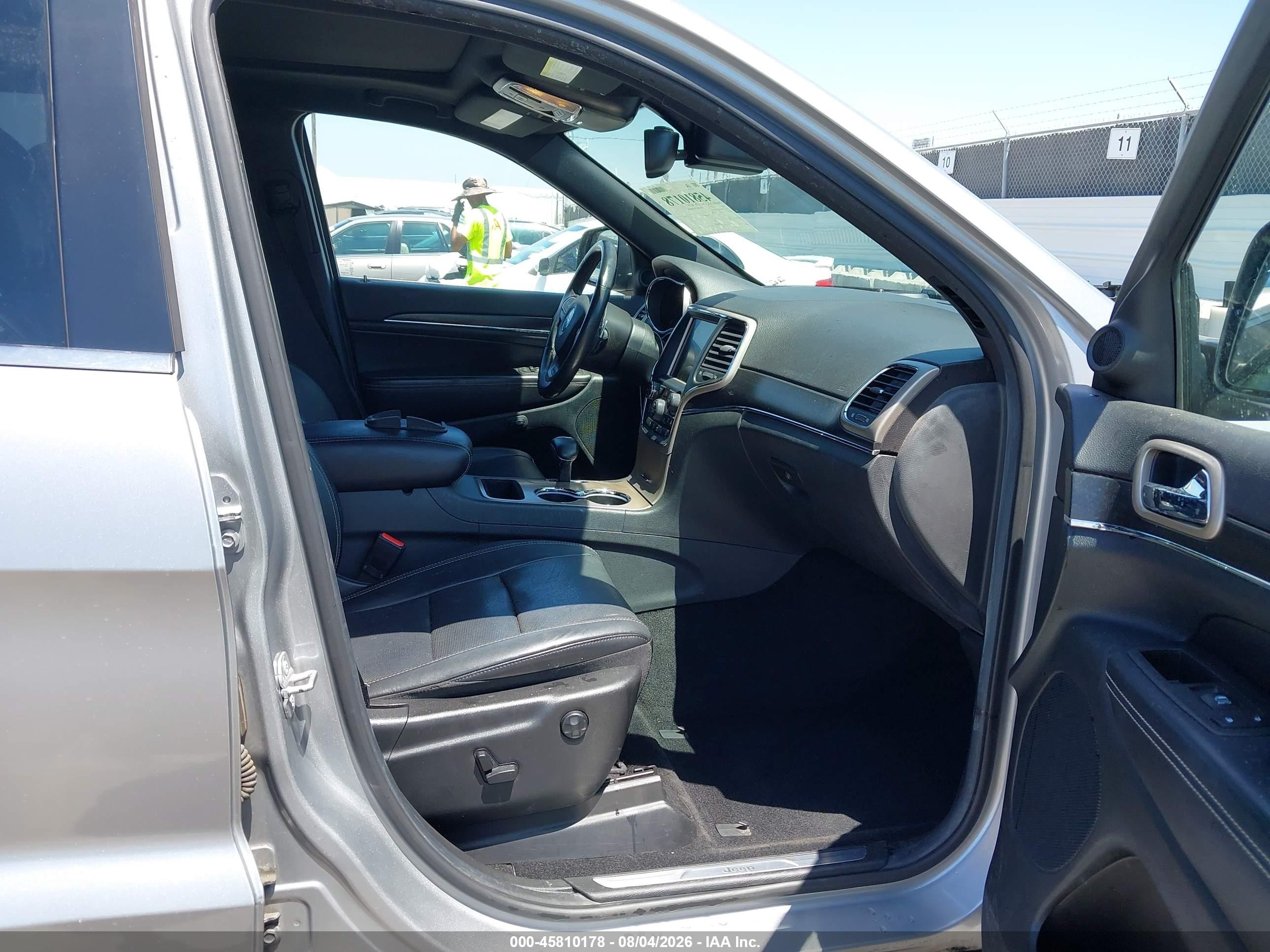 2014 Jeep Grand Cherokee Limited Серый vin: 1C4RJEBM5EC387118