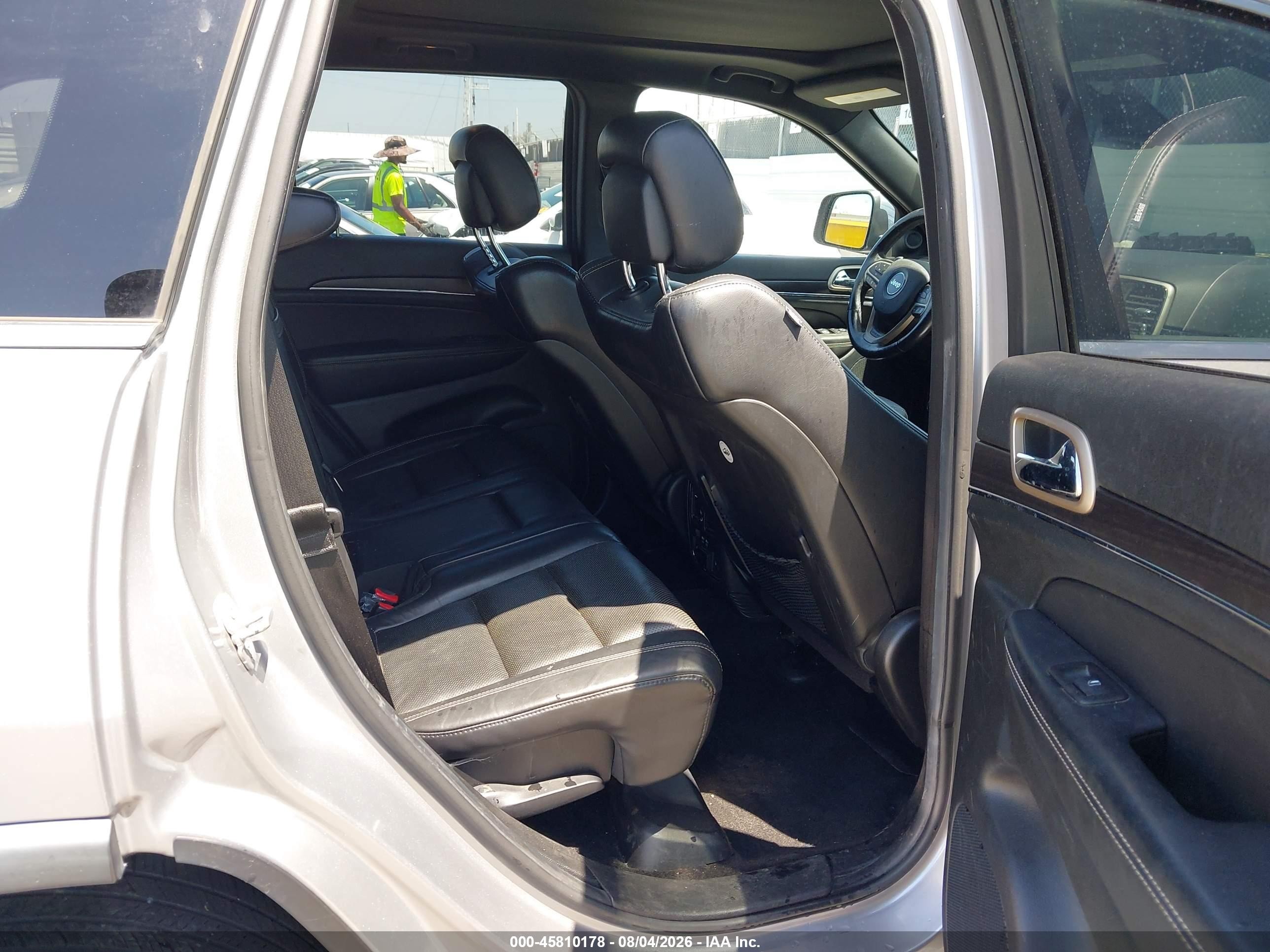 2014 Jeep Grand Cherokee Limited Серый vin: 1C4RJEBM5EC387118