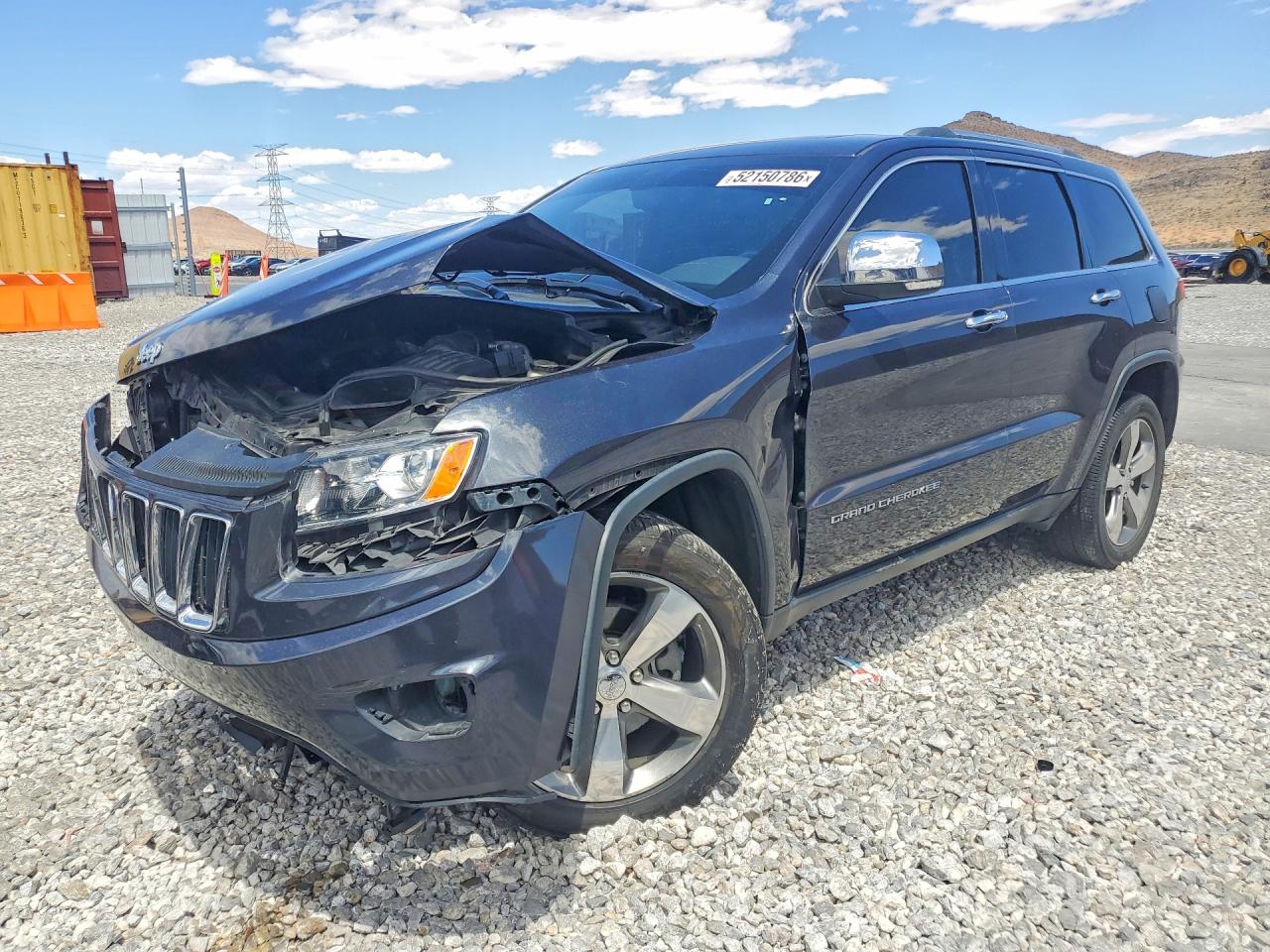 2015 Jeep Grand Cherokee Limited Blue vin: 1C4RJEBM8FC957016