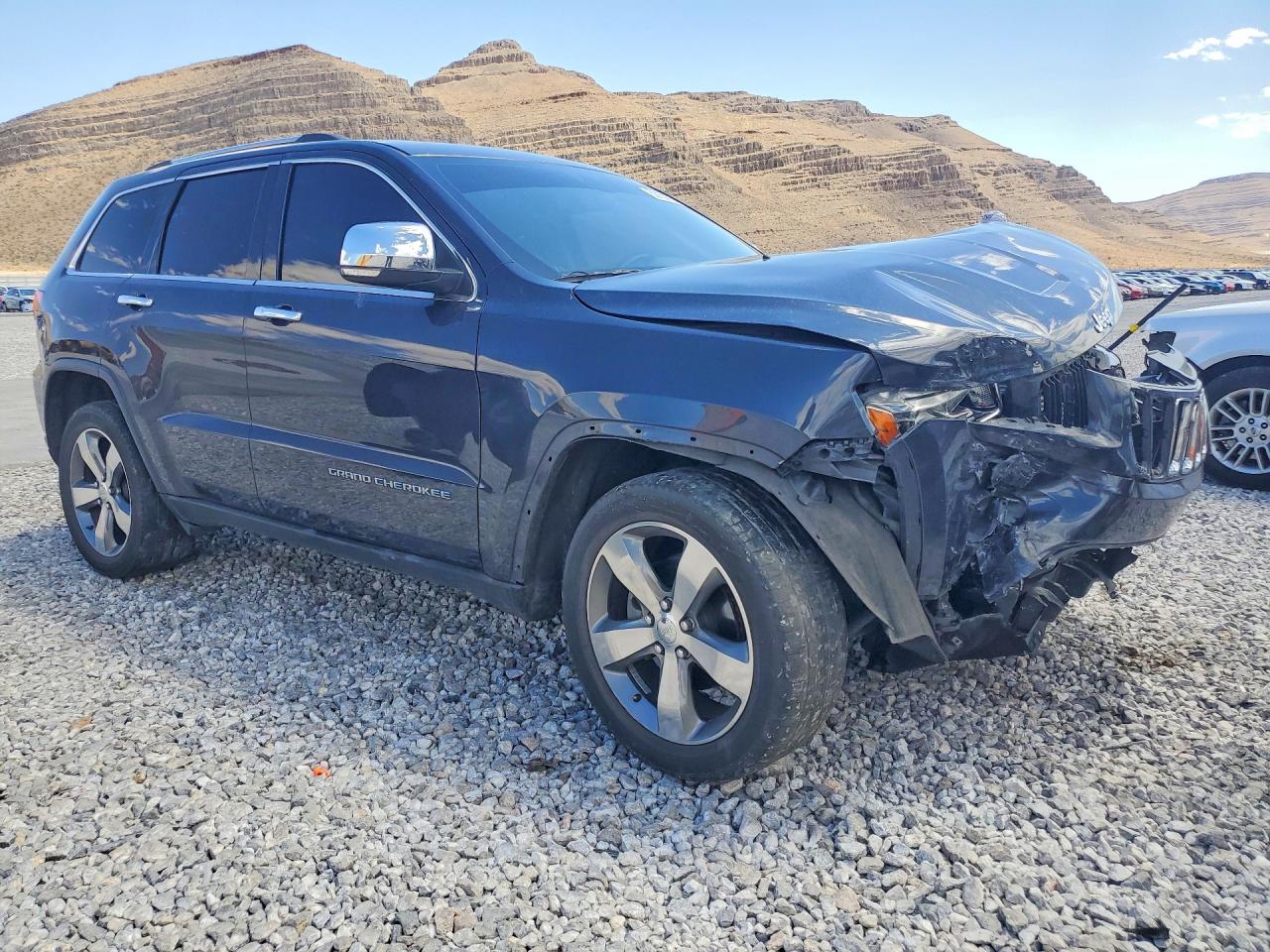 2015 Jeep Grand Cherokee Limited Blue vin: 1C4RJEBM8FC957016