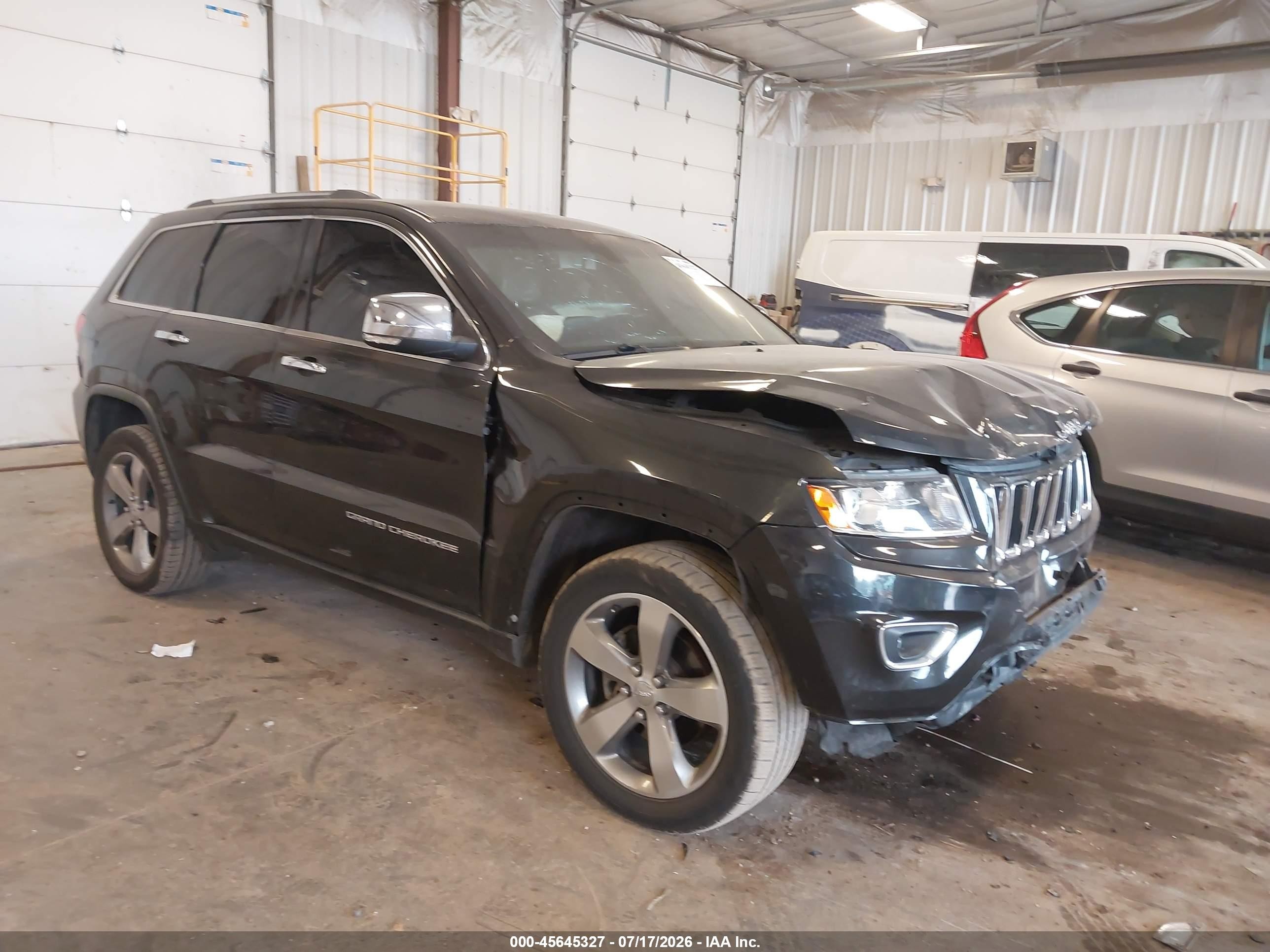2014 Jeep Grand Cherokee Limited Gray vin: 1C4RJEBT0EC138569