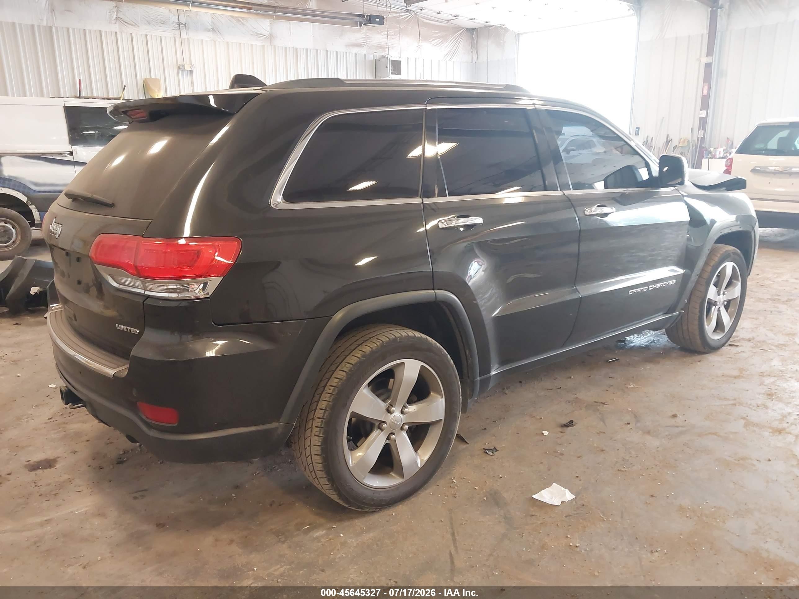 2014 Jeep Grand Cherokee Limited Gray vin: 1C4RJEBT0EC138569