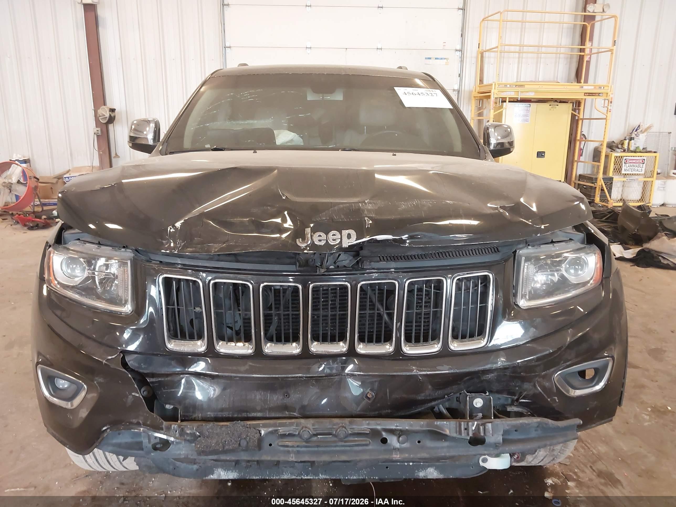 2014 Jeep Grand Cherokee Limited Gray vin: 1C4RJEBT0EC138569