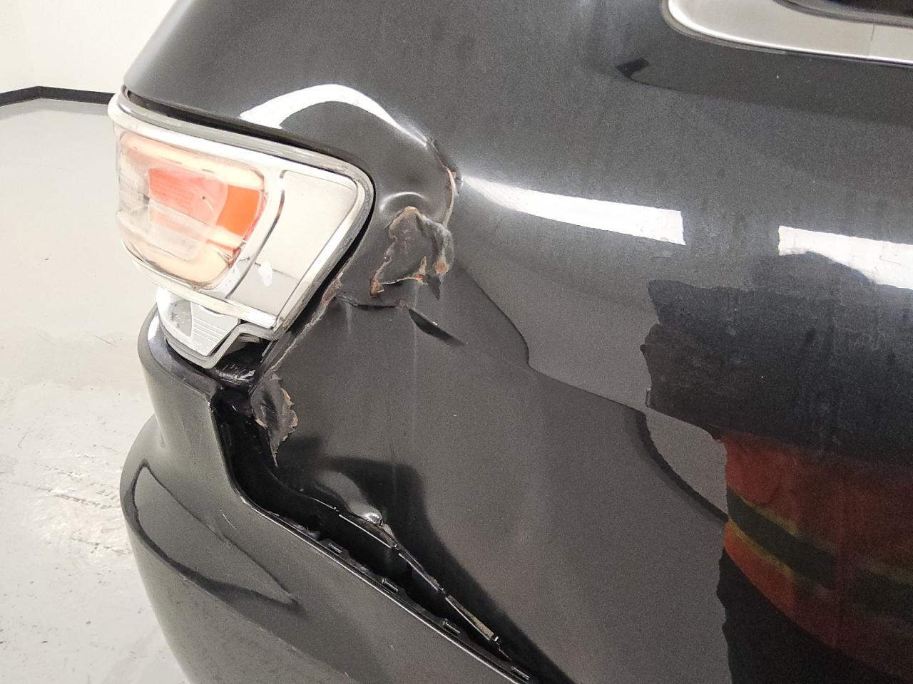 2014 Jeep Grand Cherokee Limited Black vin: 1C4RJEBT1EC192317 Damage: Rear Bumper/Cover, Broken, Replacement Required