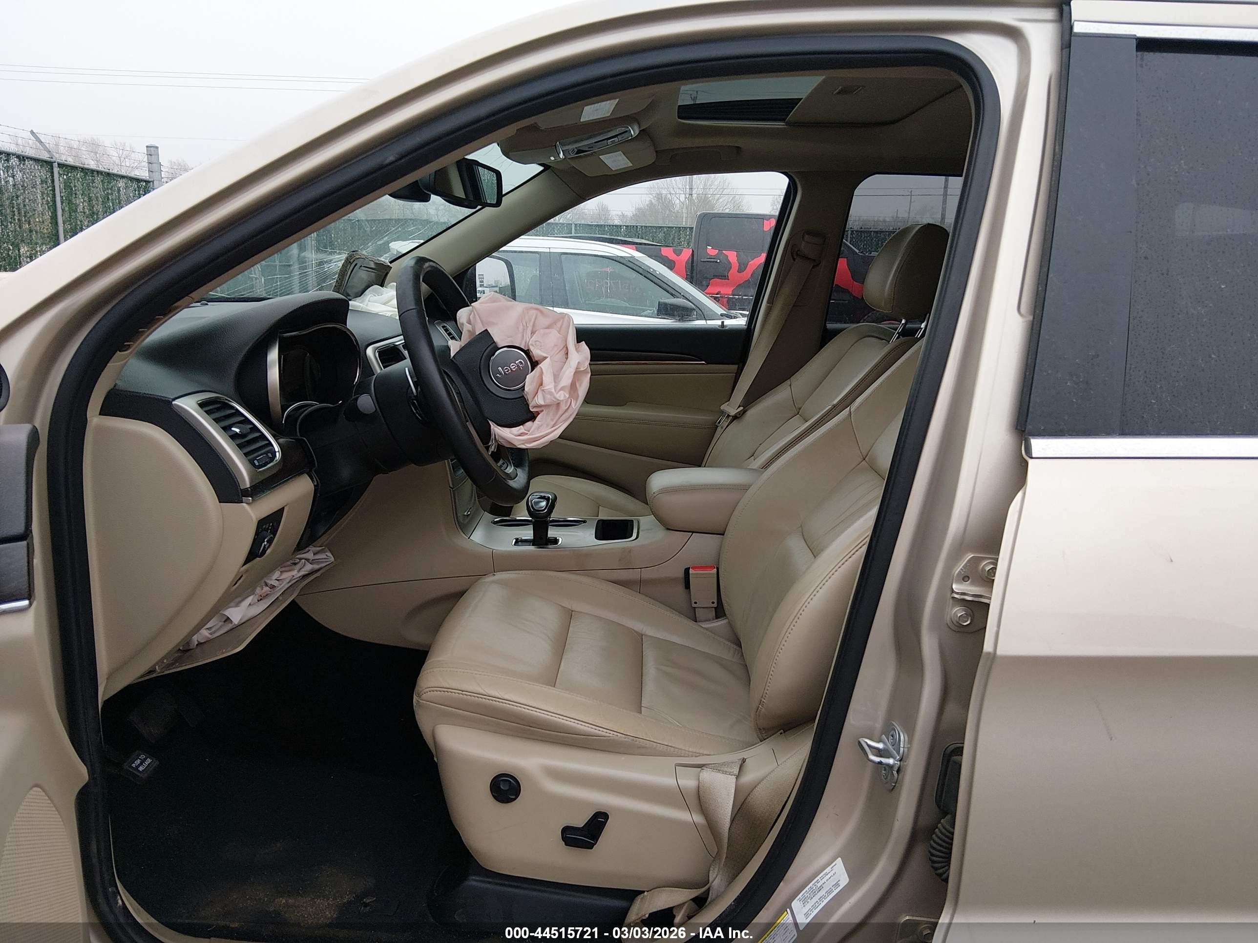 2014 Jeep Grand Cherokee Limited Tan vin: 1C4RJEBT2EC149458