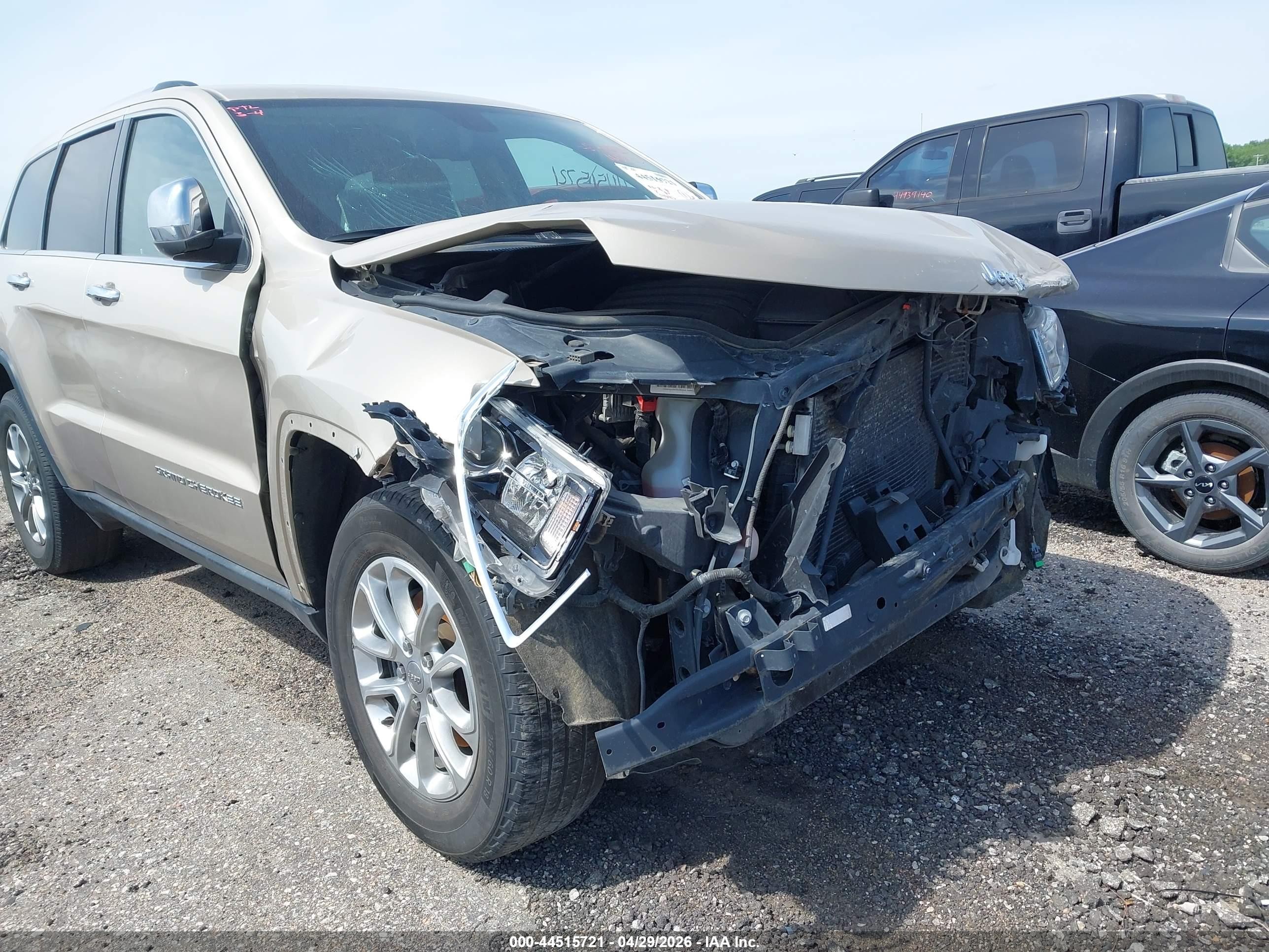 2014 Jeep Grand Cherokee Limited Tan vin: 1C4RJEBT2EC149458