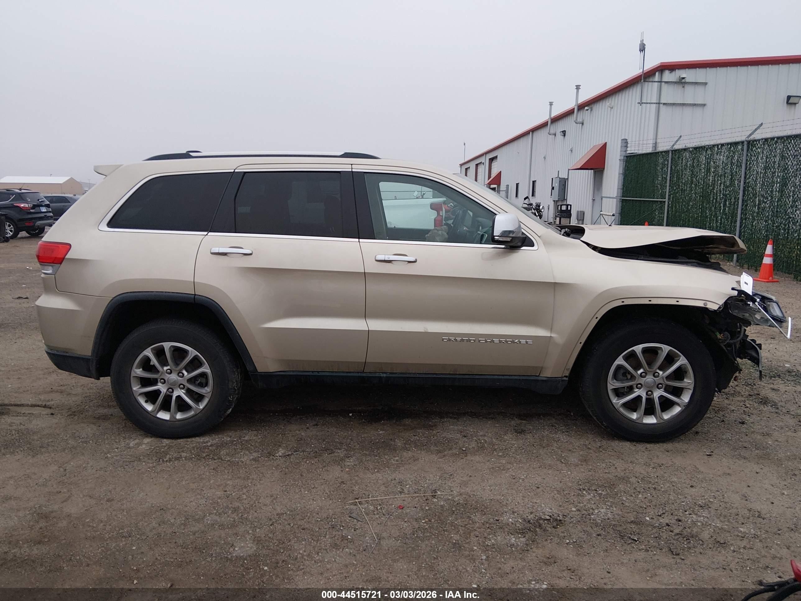 2014 Jeep Grand Cherokee Limited Tan vin: 1C4RJEBT2EC149458