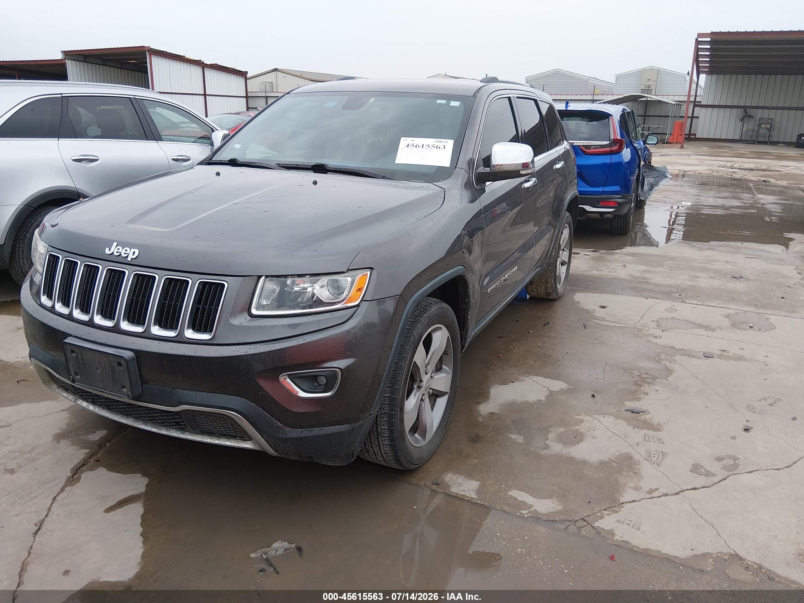 2014 Jeep Grand Cherokee Limited Black vin: 1C4RJEBT2EC217306