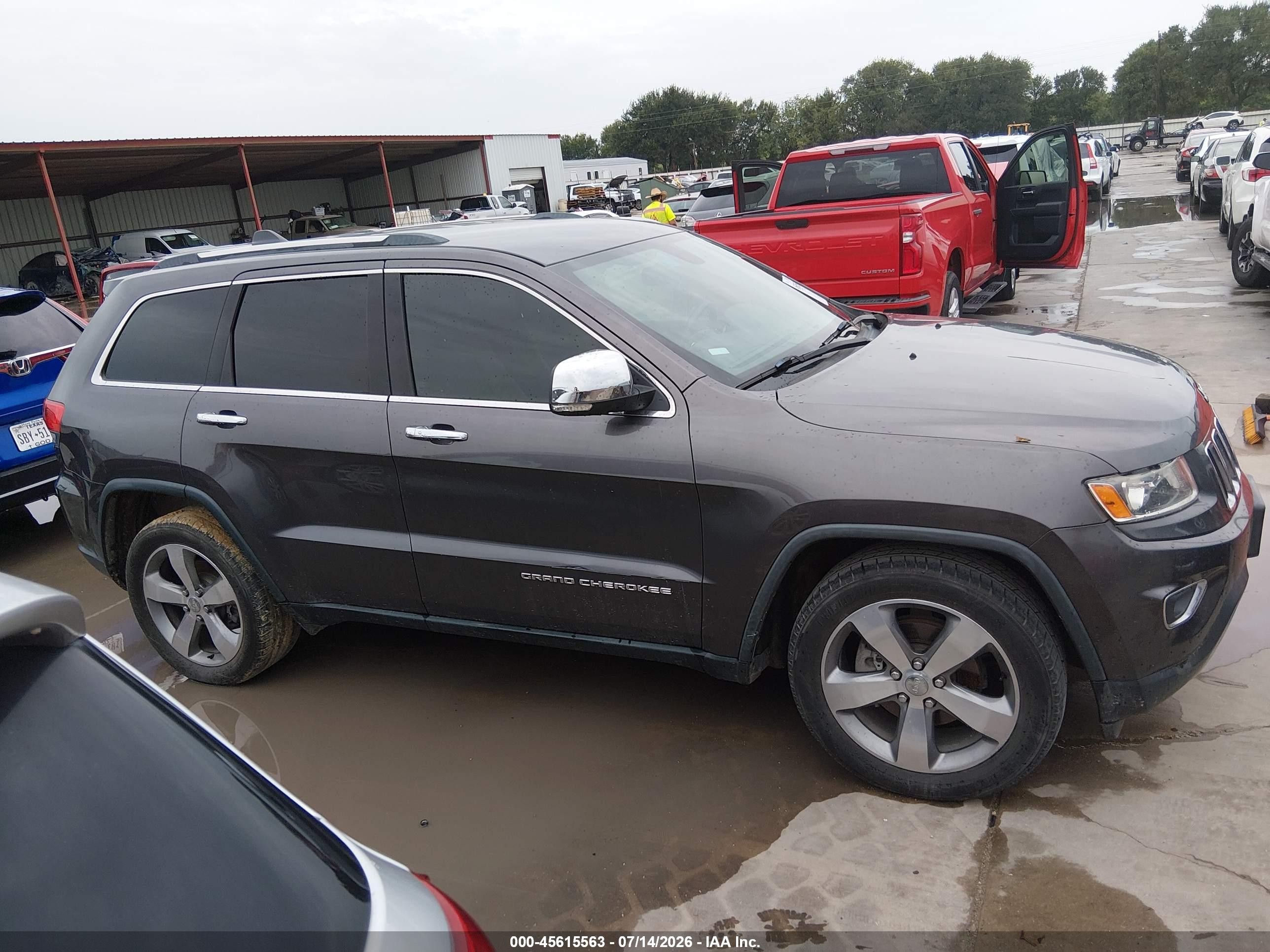 2014 Jeep Grand Cherokee Limited Black vin: 1C4RJEBT2EC217306