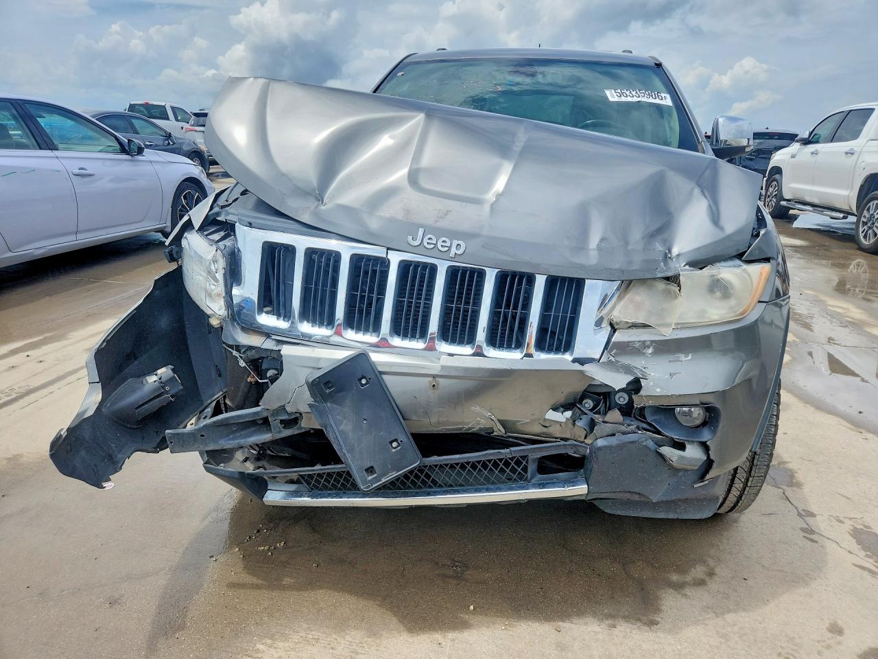 2013 Jeep Grand Cherokee Limited Gray vin: 1C4RJEBT3DC590952