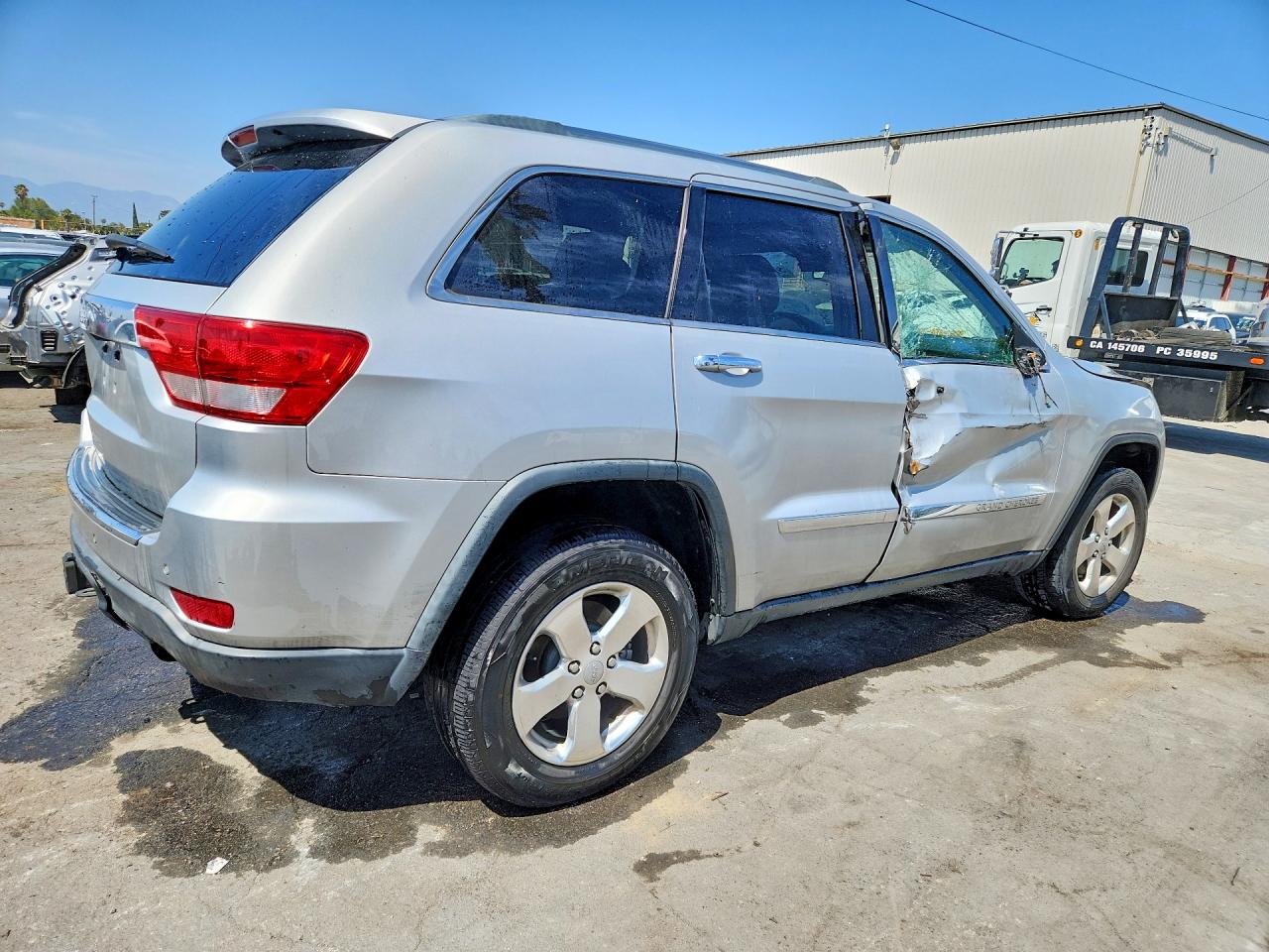 2012 Jeep Grand Cherokee Limited Серебряный vin: 1C4RJEBT4CC362750