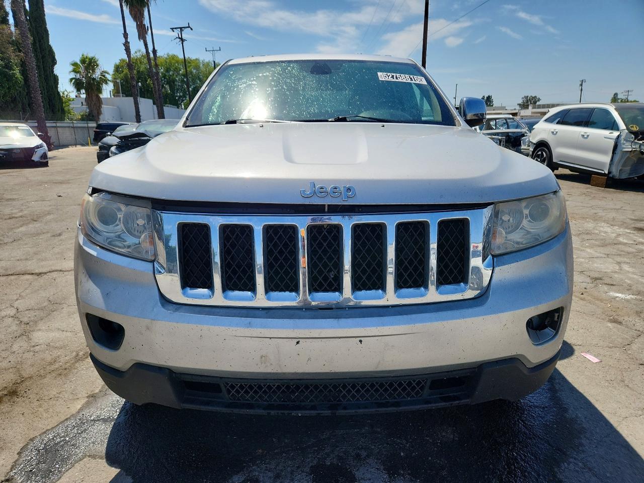 2012 Jeep Grand Cherokee Limited Серебряный vin: 1C4RJEBT4CC362750