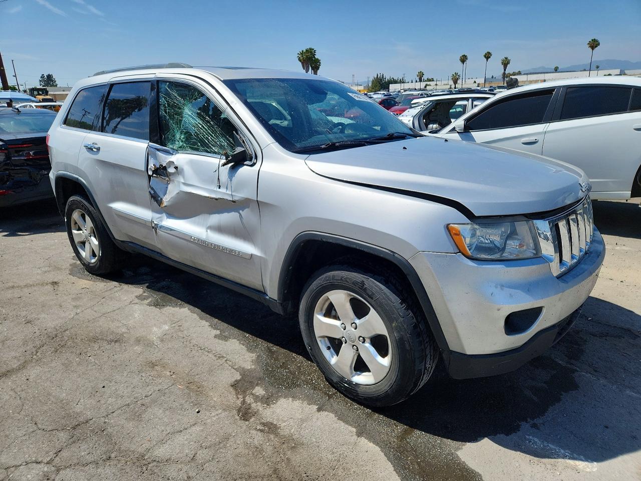 2012 Jeep Grand Cherokee Limited Серебряный vin: 1C4RJEBT4CC362750