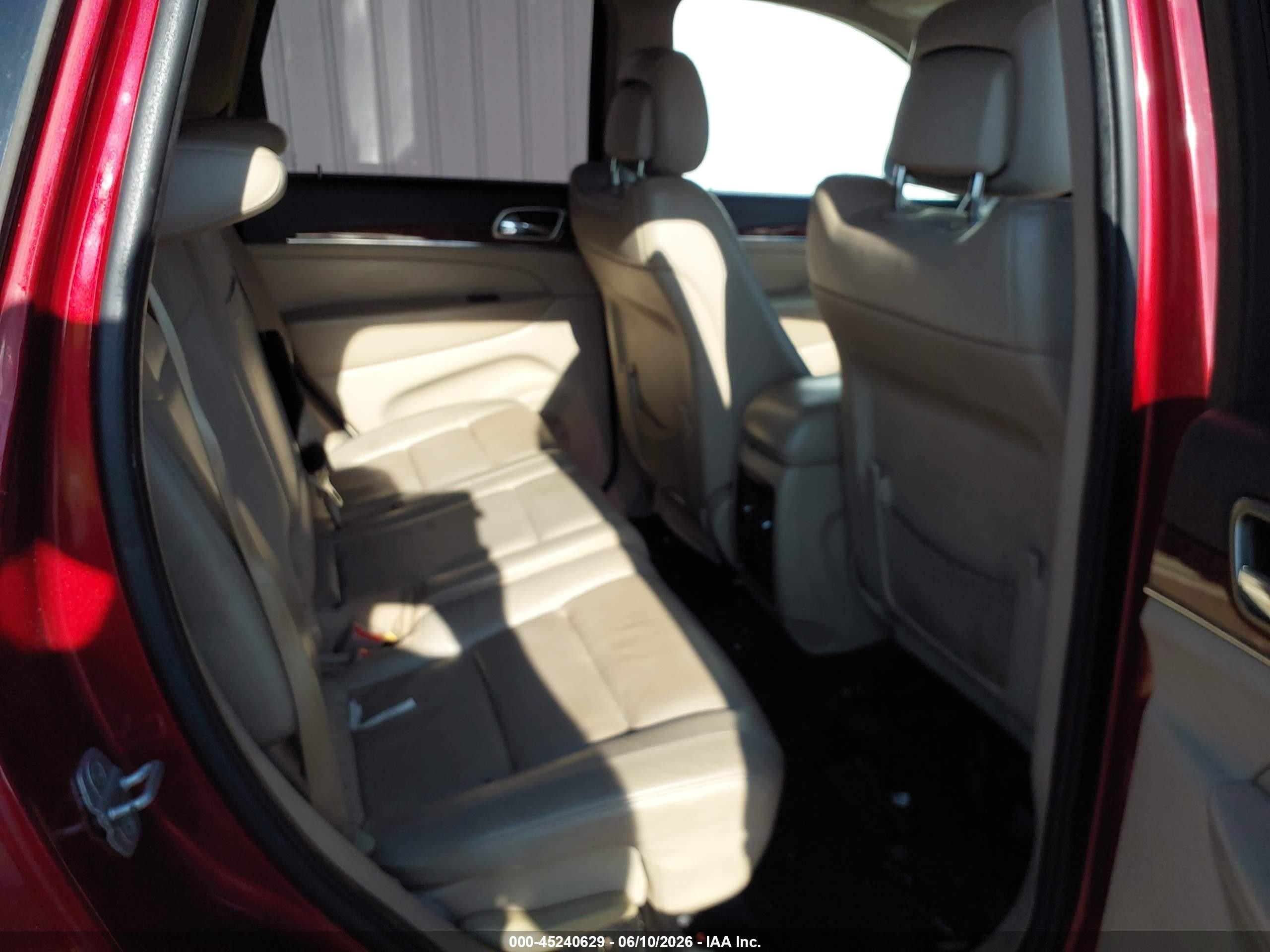 2013 Jeep Grand Cherokee Limited Red vin: 1C4RJEBT4DC574338