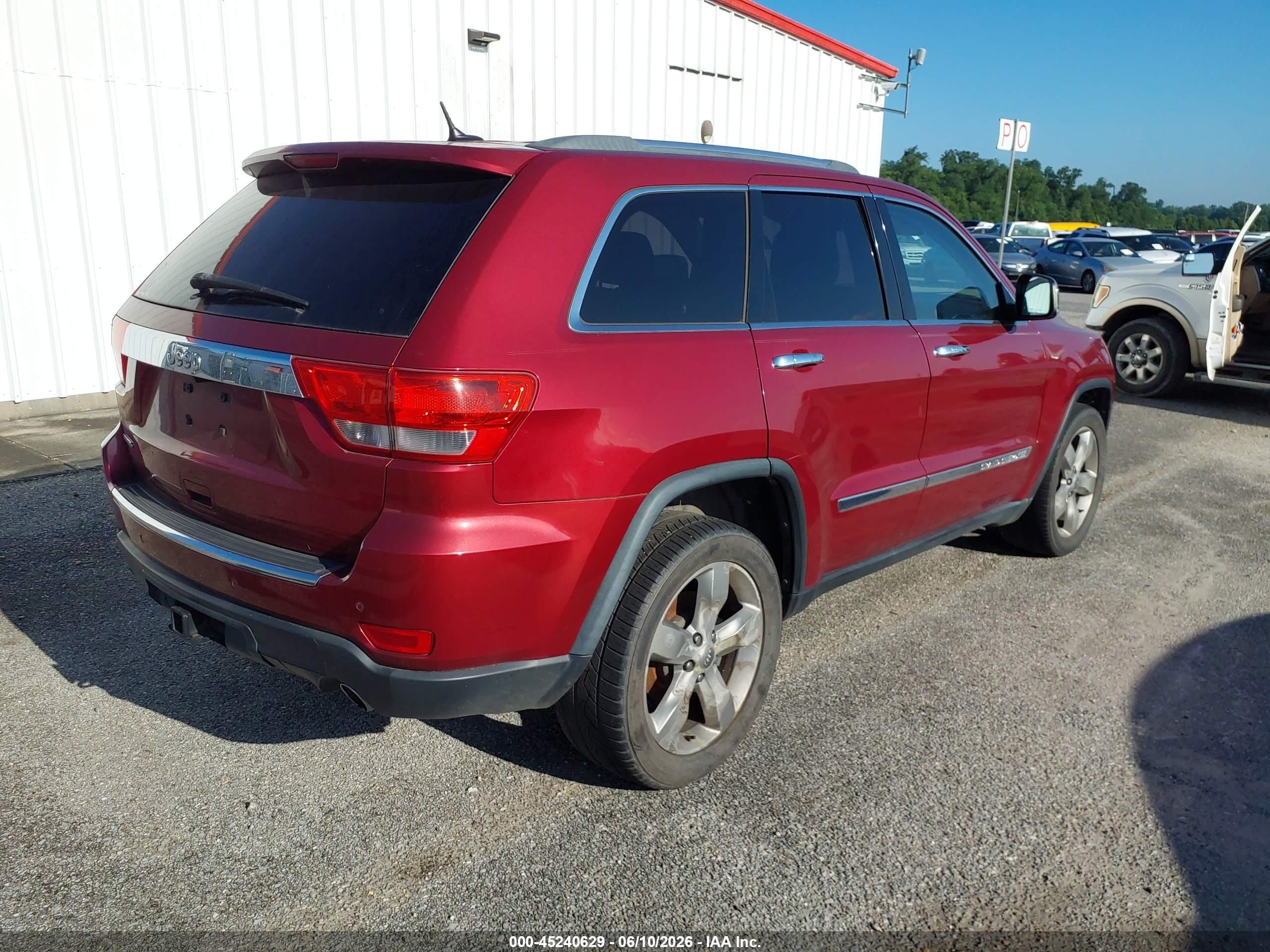 2013 Jeep Grand Cherokee Limited Red vin: 1C4RJEBT4DC574338
